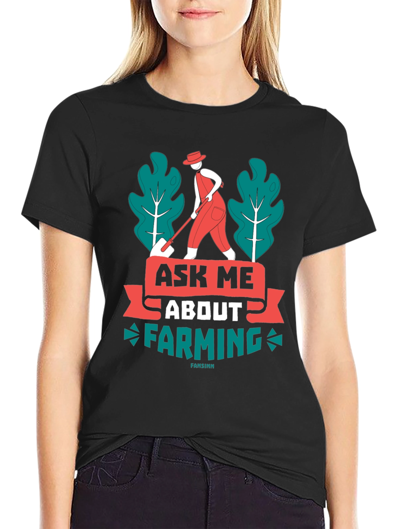 Ask Me About Farming Graphic T-Shirt