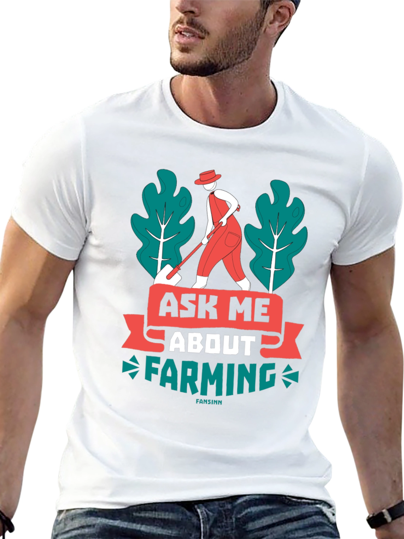 Ask Me About Farming Graphic T-Shirt