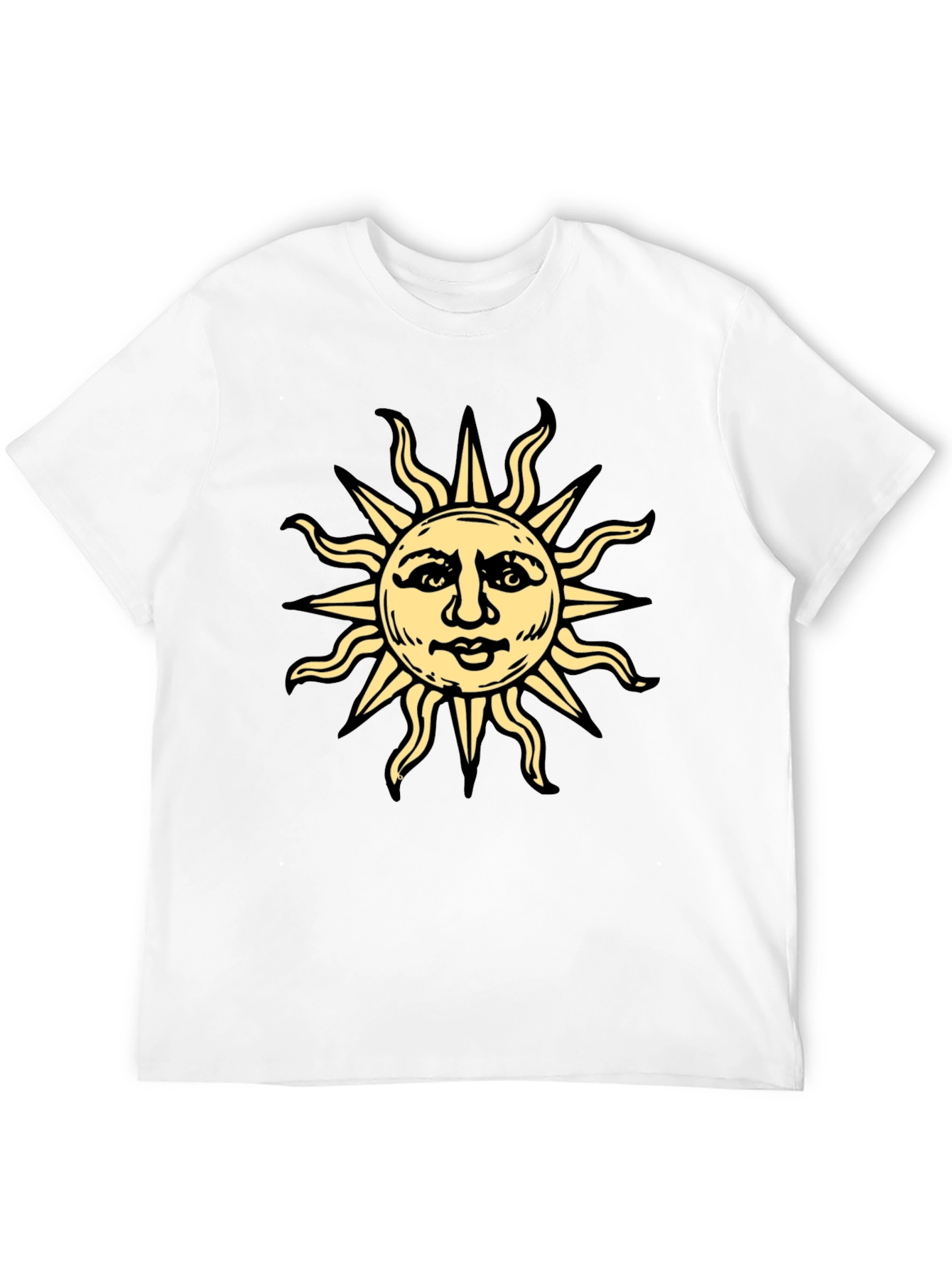 Sun Graphic Tee - Unique Design Soft Cotton