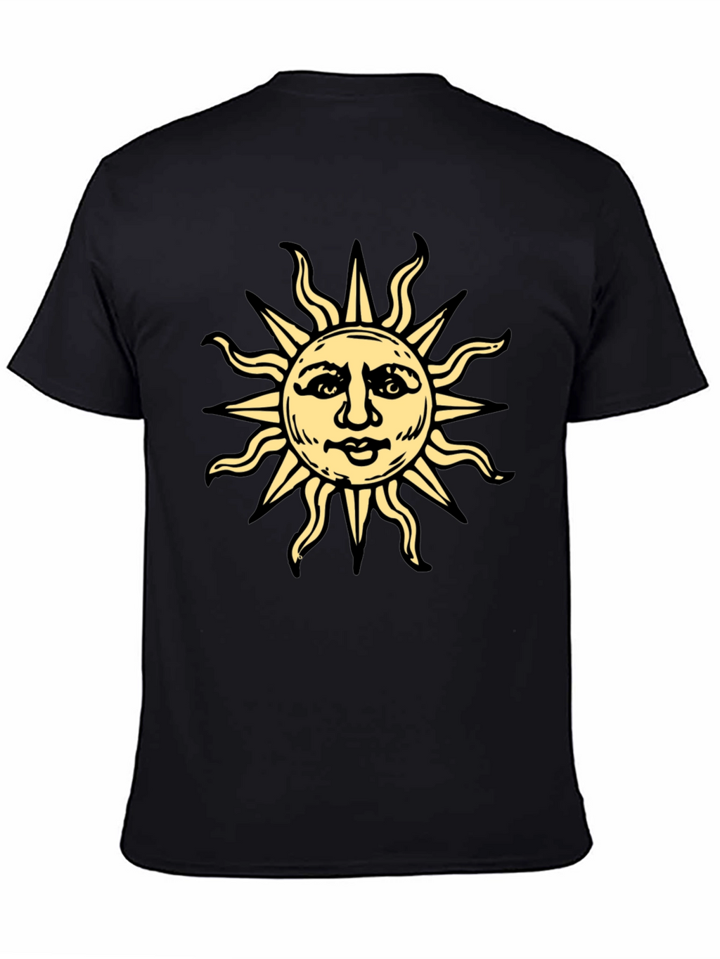 Sun Graphic Tee - Unique Design Soft Cotton