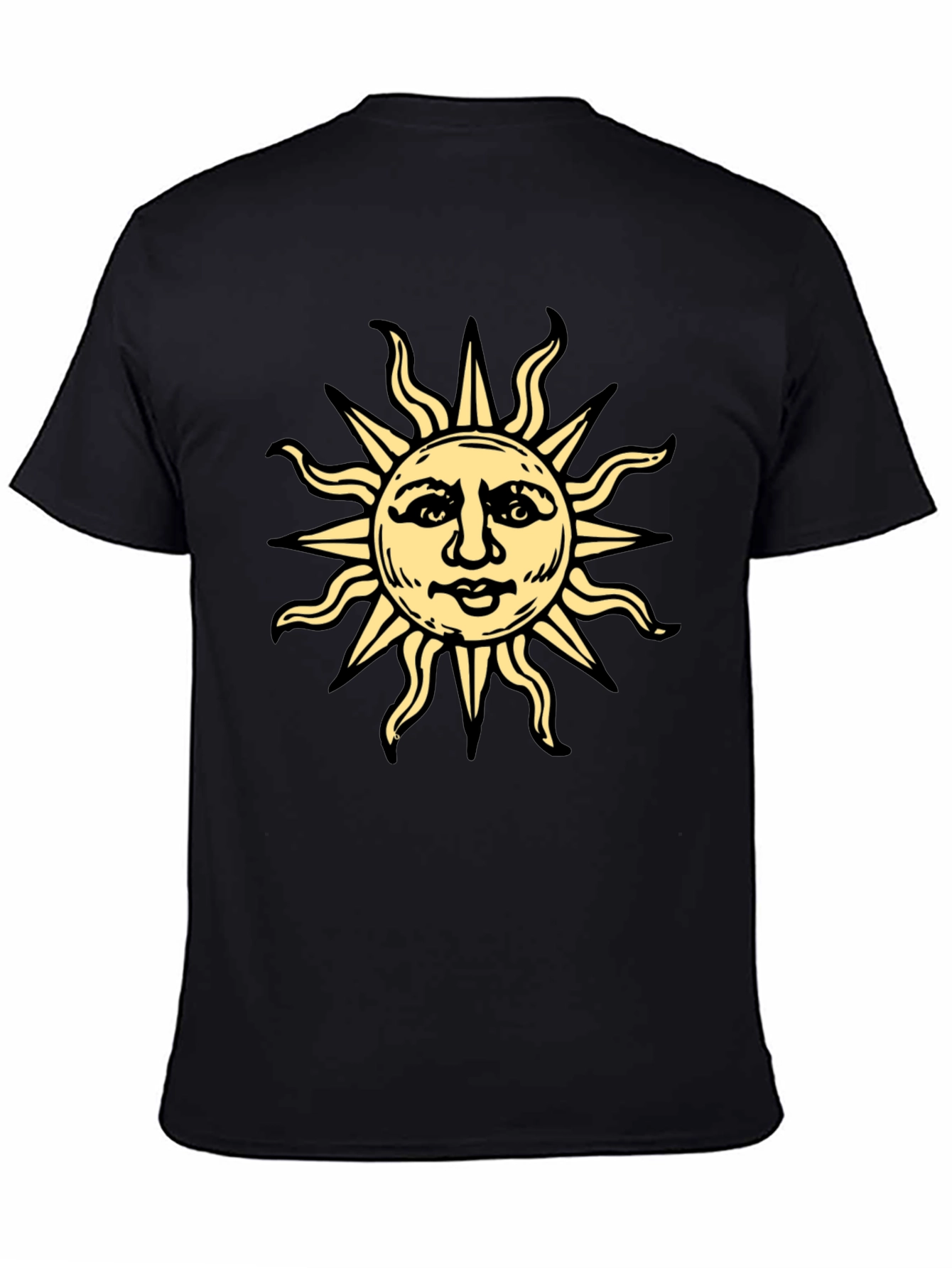 Sun Graphic Tee - Unique Design Soft Cotton