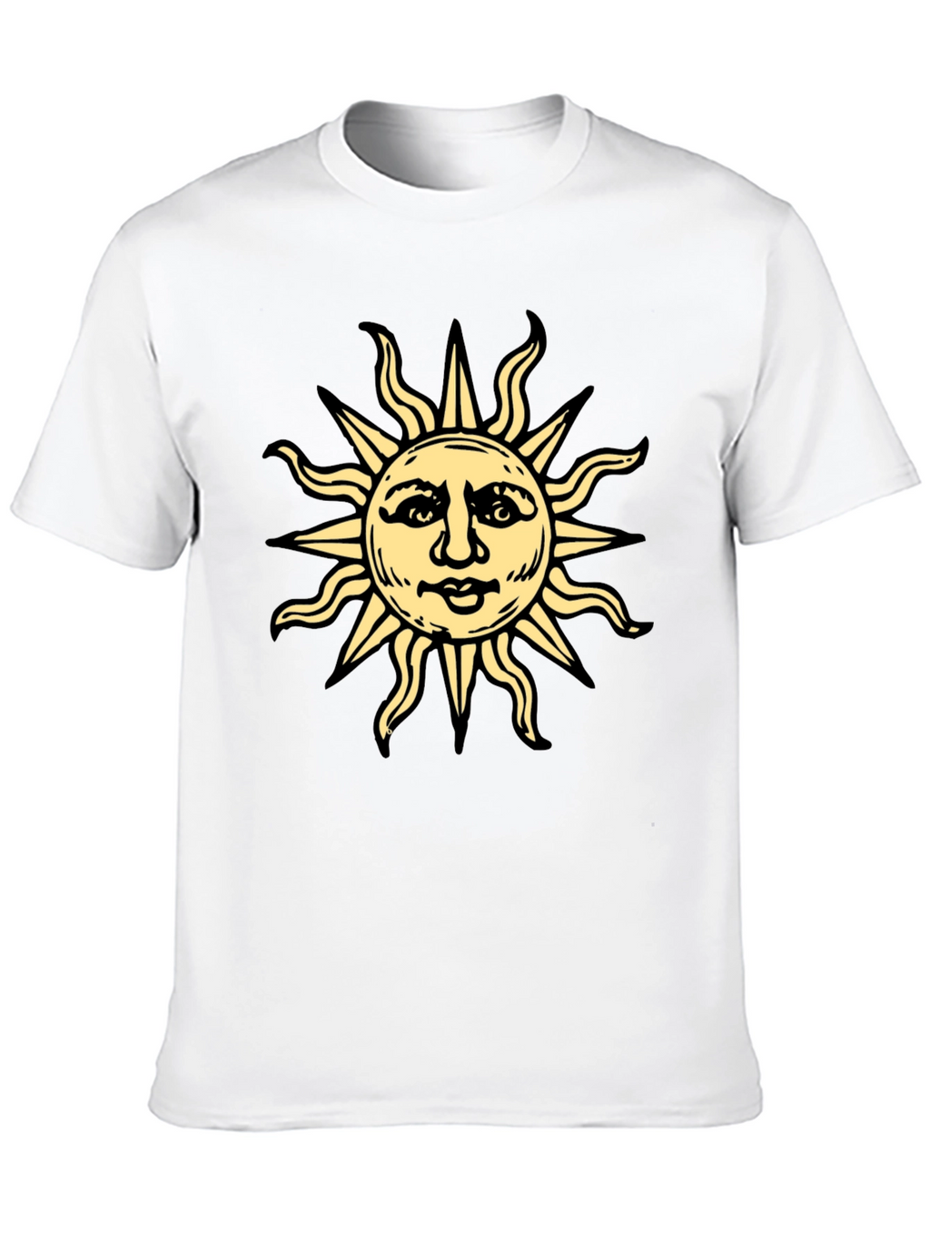 Sun Graphic Tee - Unique Design Soft Cotton