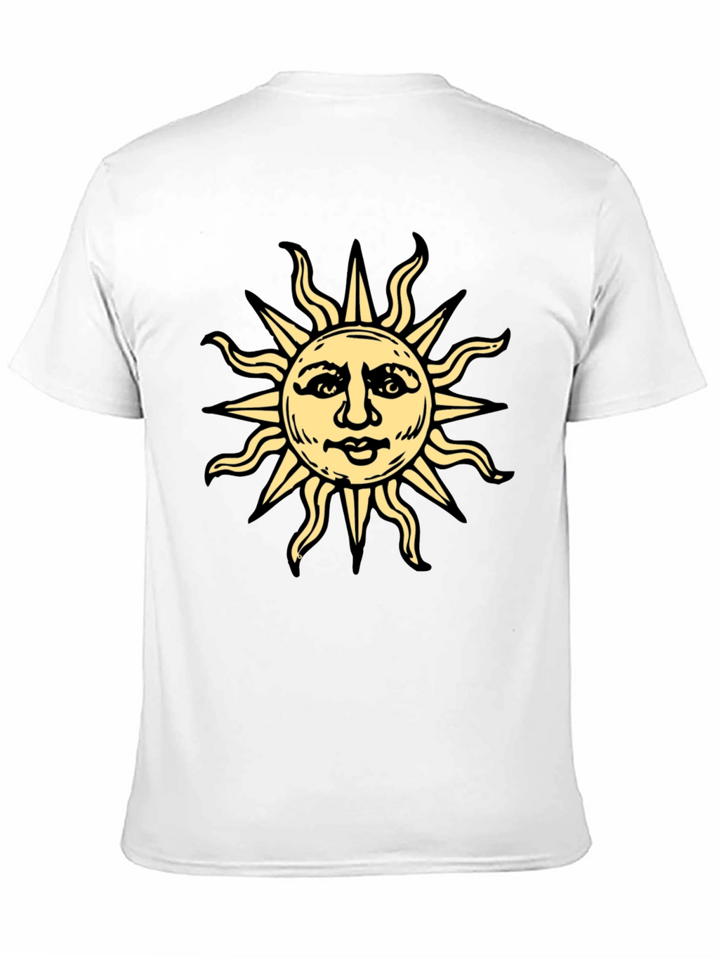 Sun Graphic Tee - Unique Design Soft Cotton