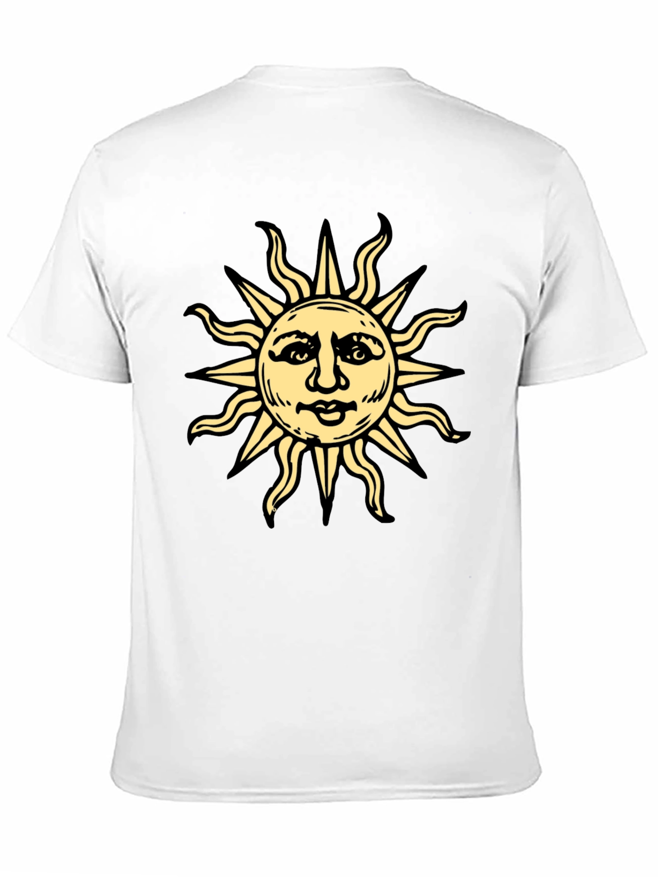 Sun Graphic Tee - Unique Design Soft Cotton