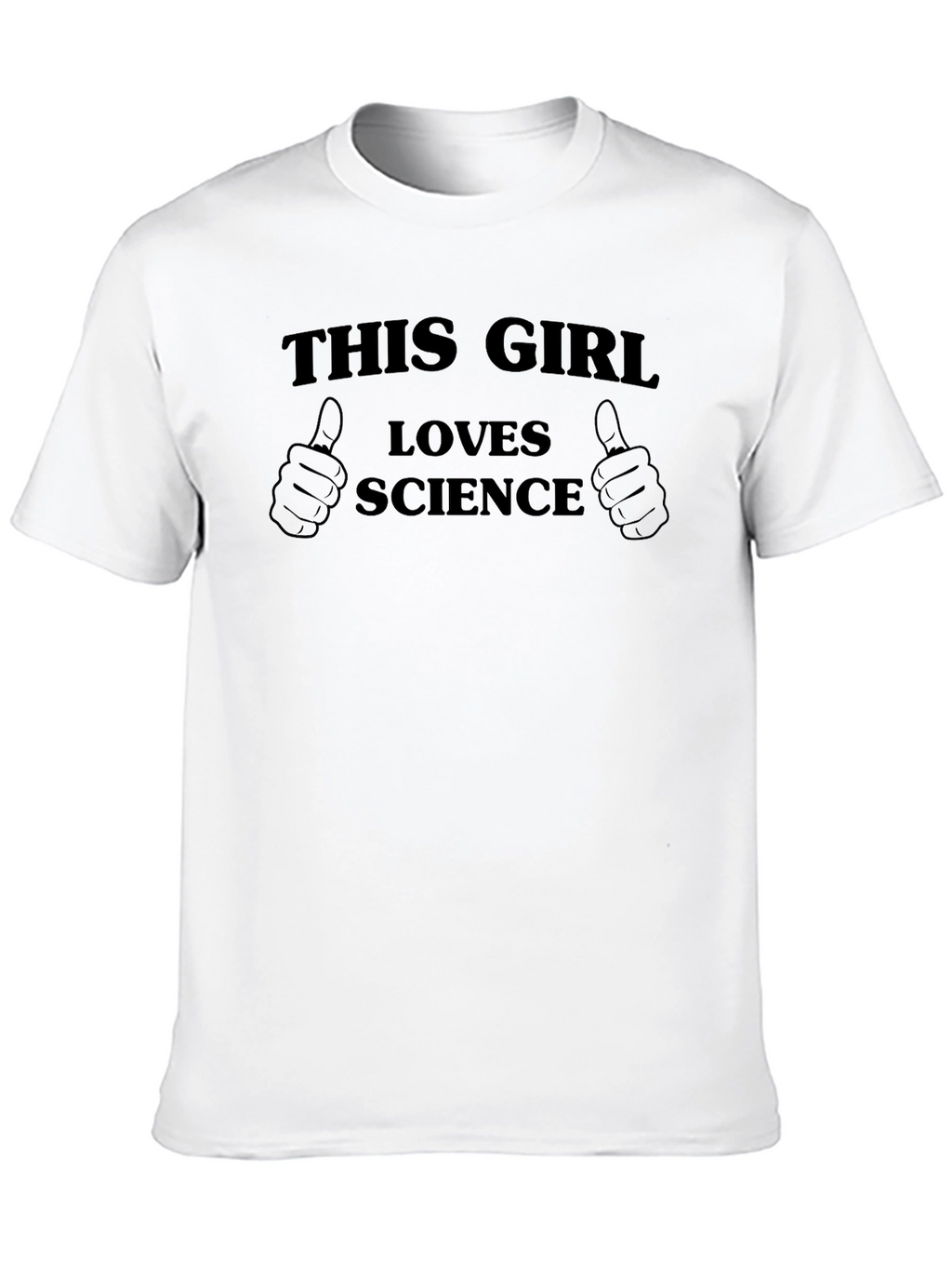 This Girl Loves Science Graphic T-Shirt