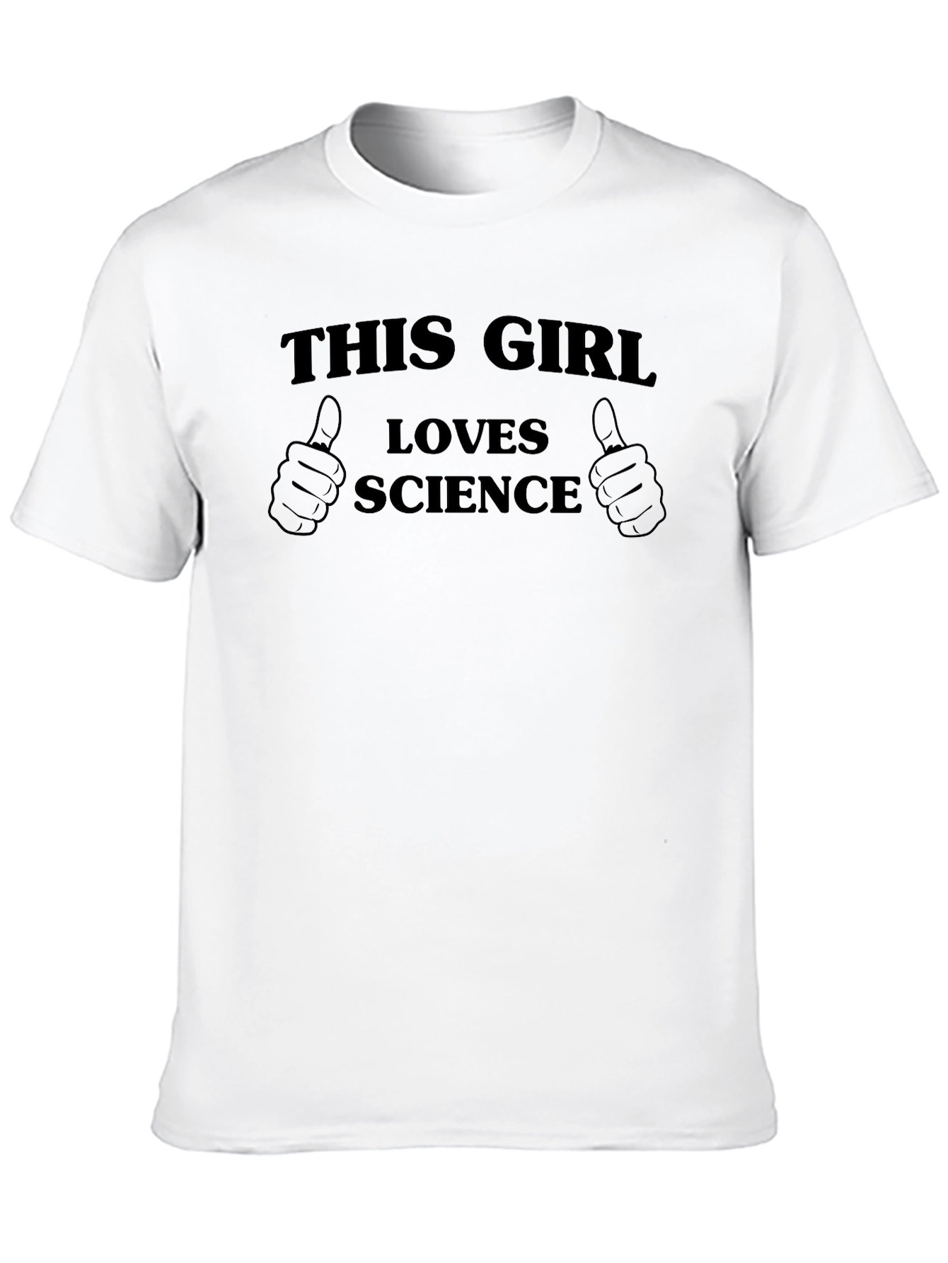 This Girl Loves Science Graphic T-Shirt