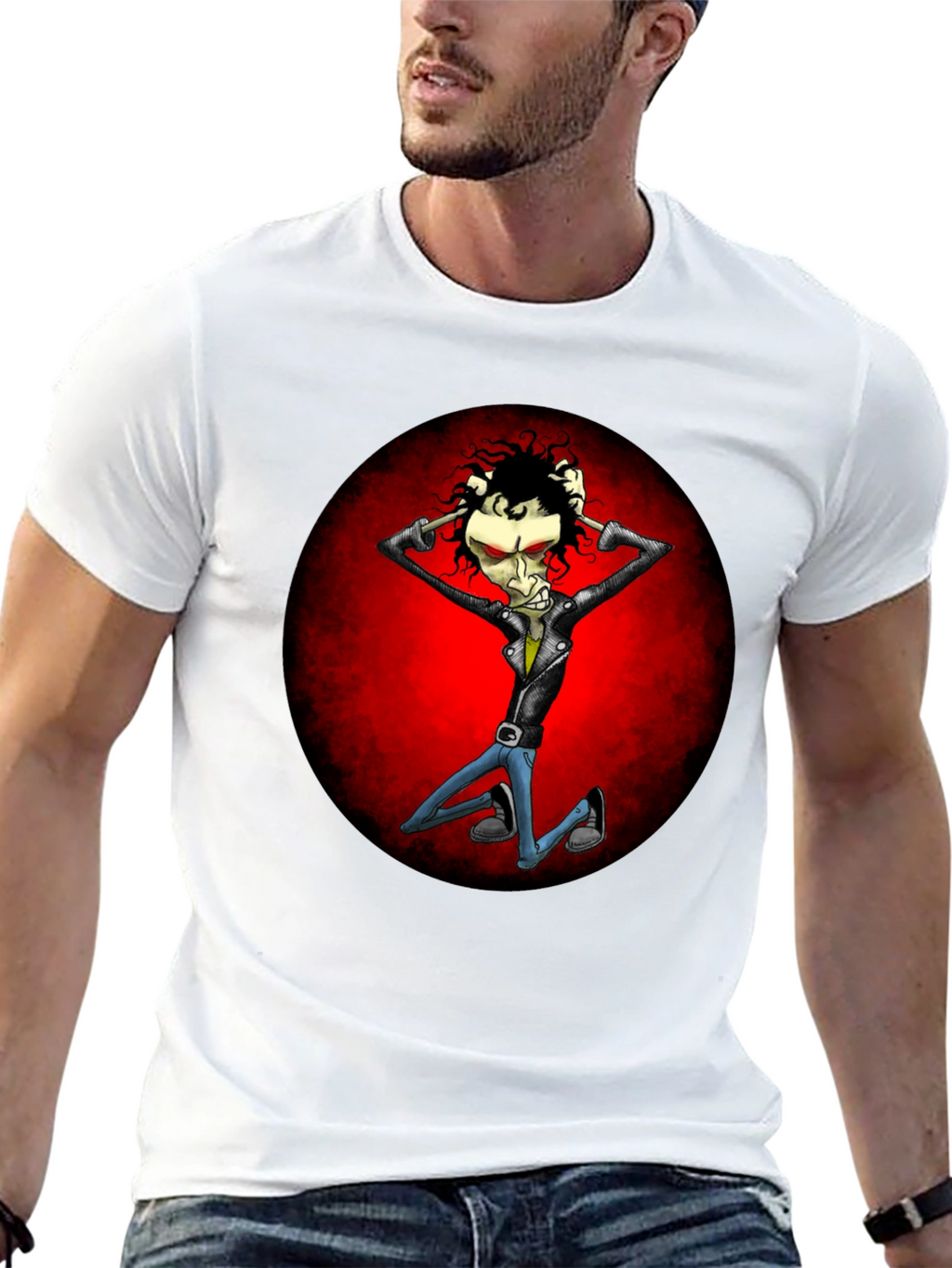 Cartoon Rocker T-Shirt