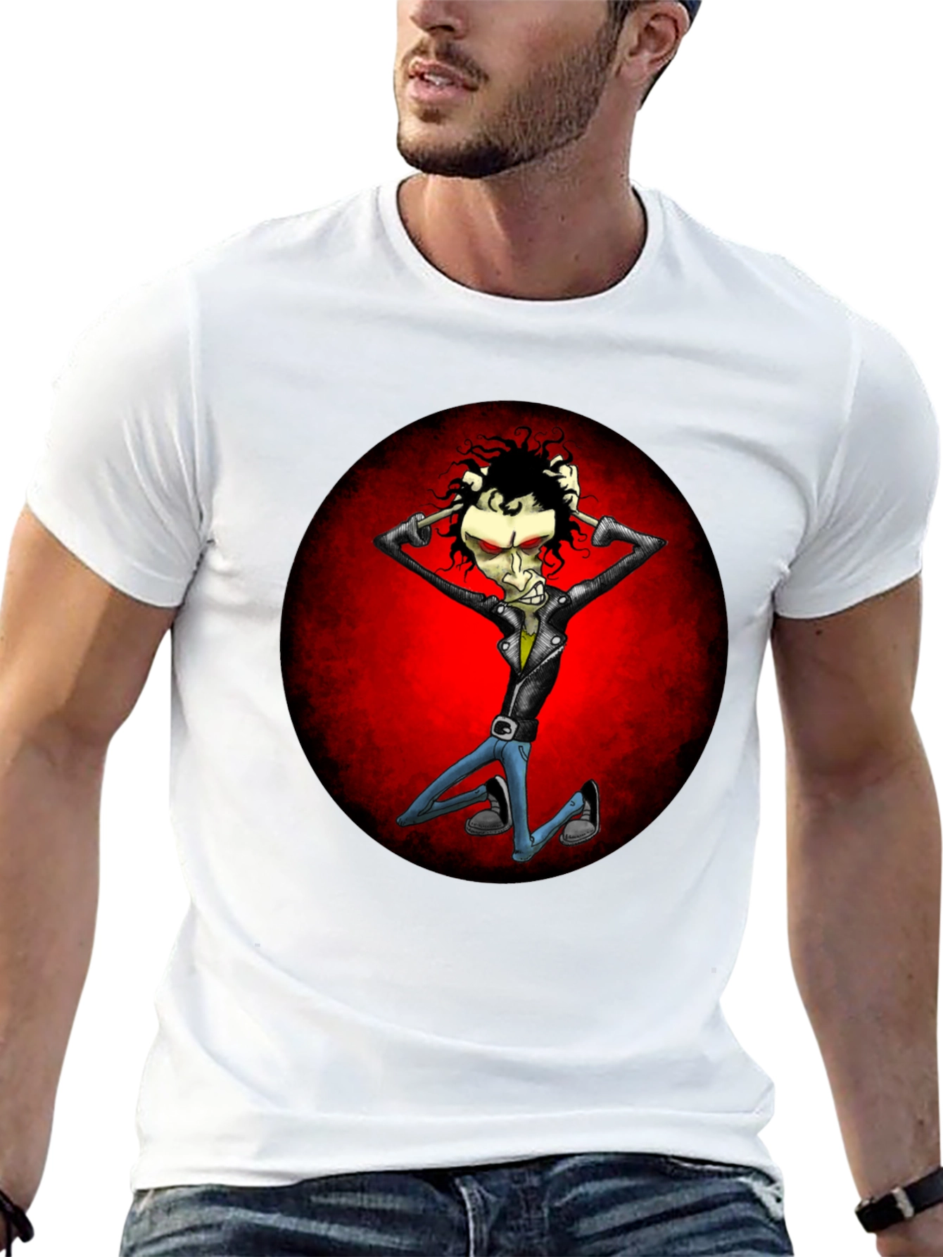 Cartoon Rocker T-Shirt