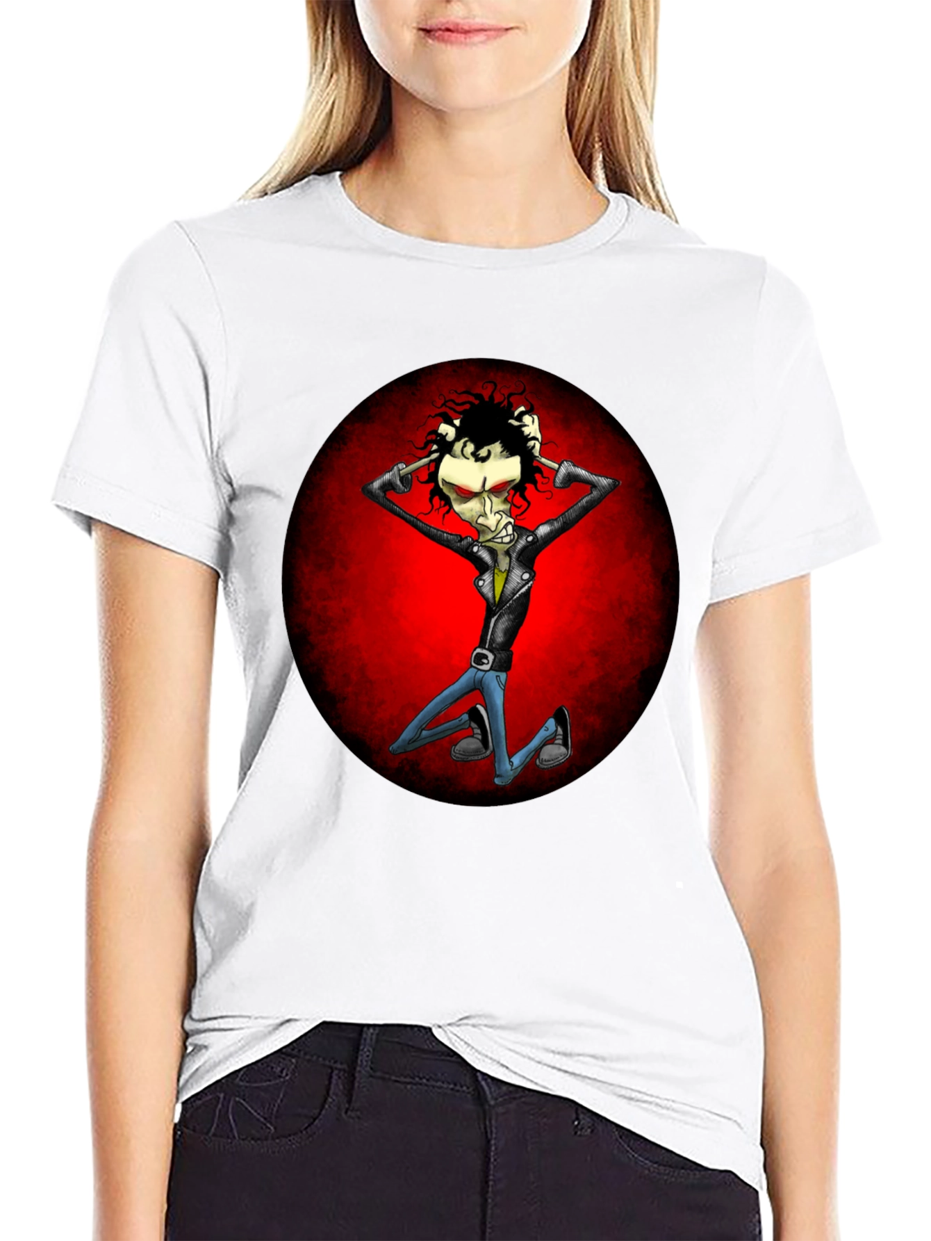 Cartoon Rocker T-Shirt