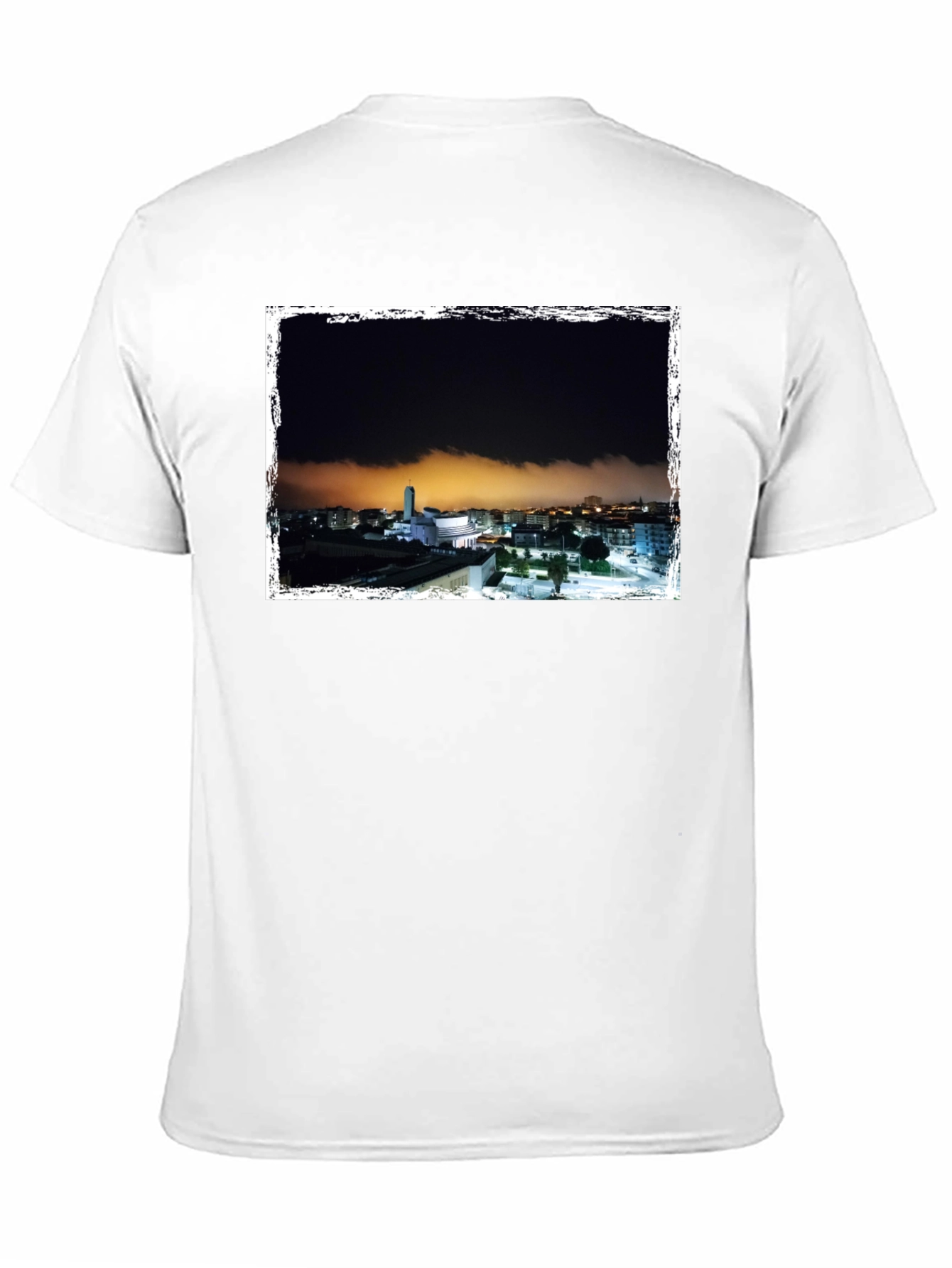 Night Scene Graphic Tee - Black