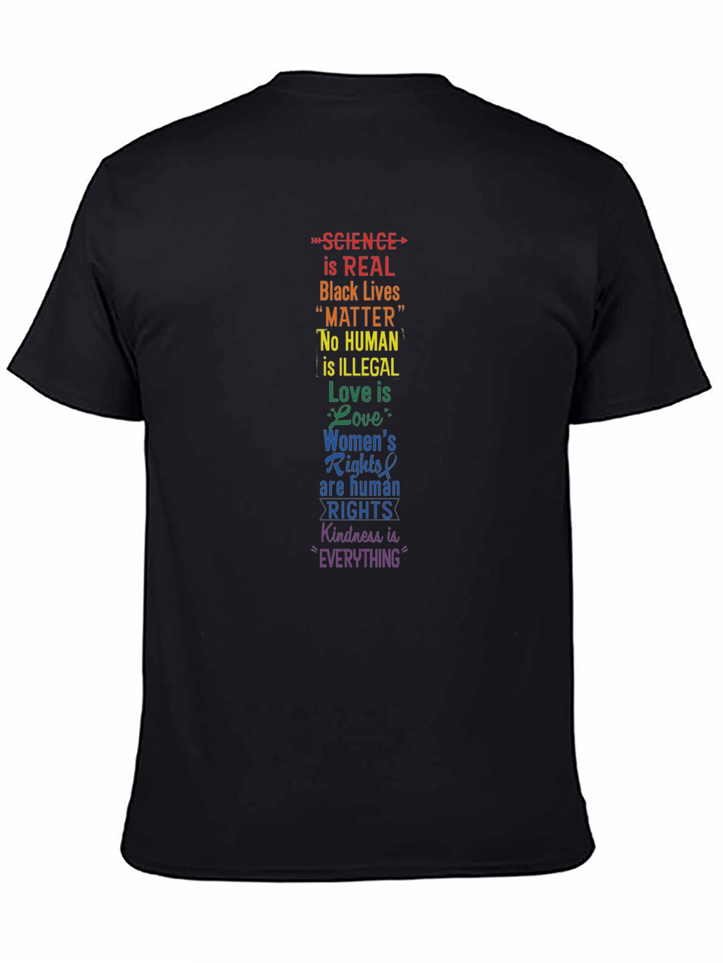Science is Real Graphic Tee - Black