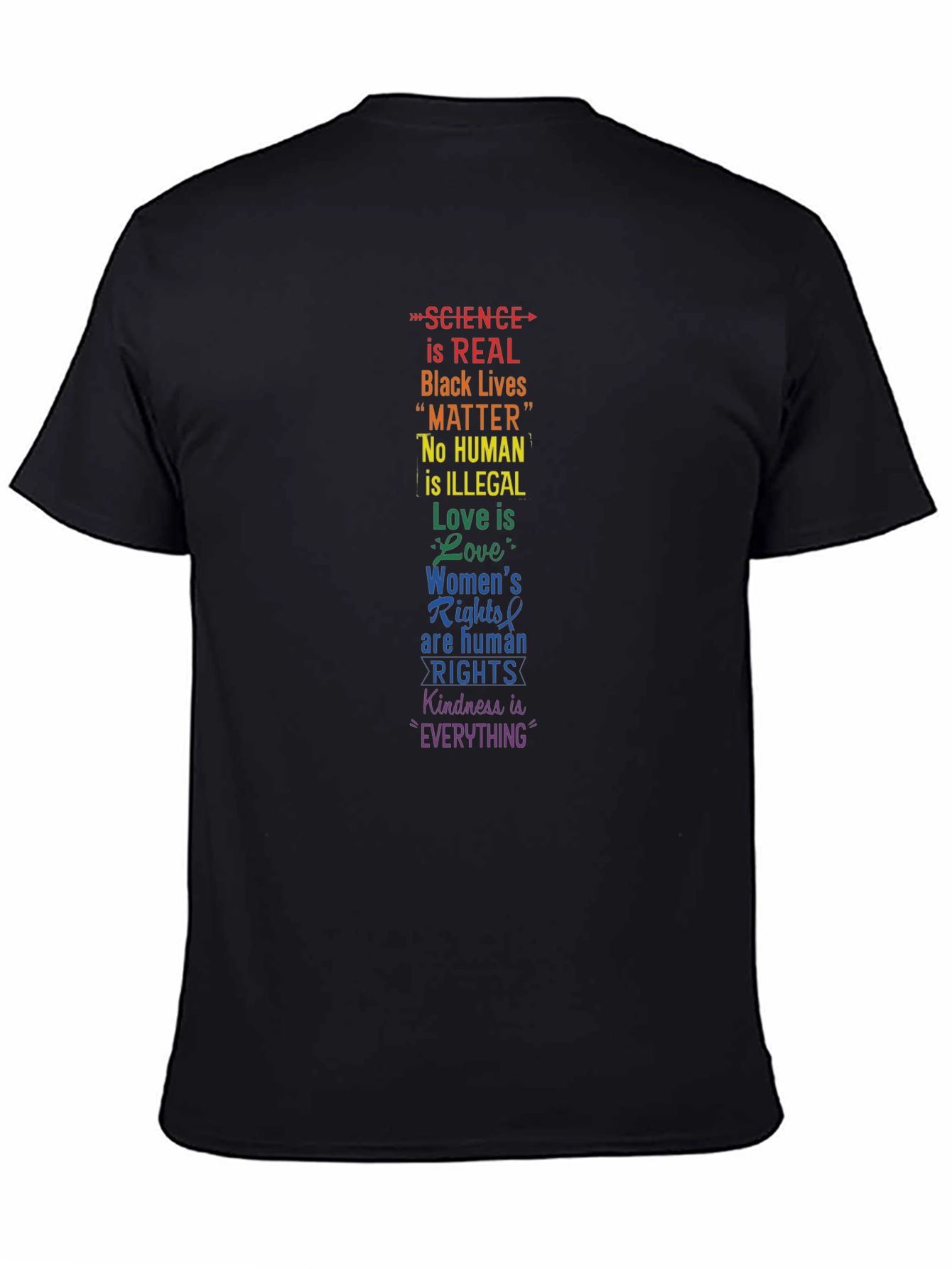 Science is Real Graphic Tee - Black