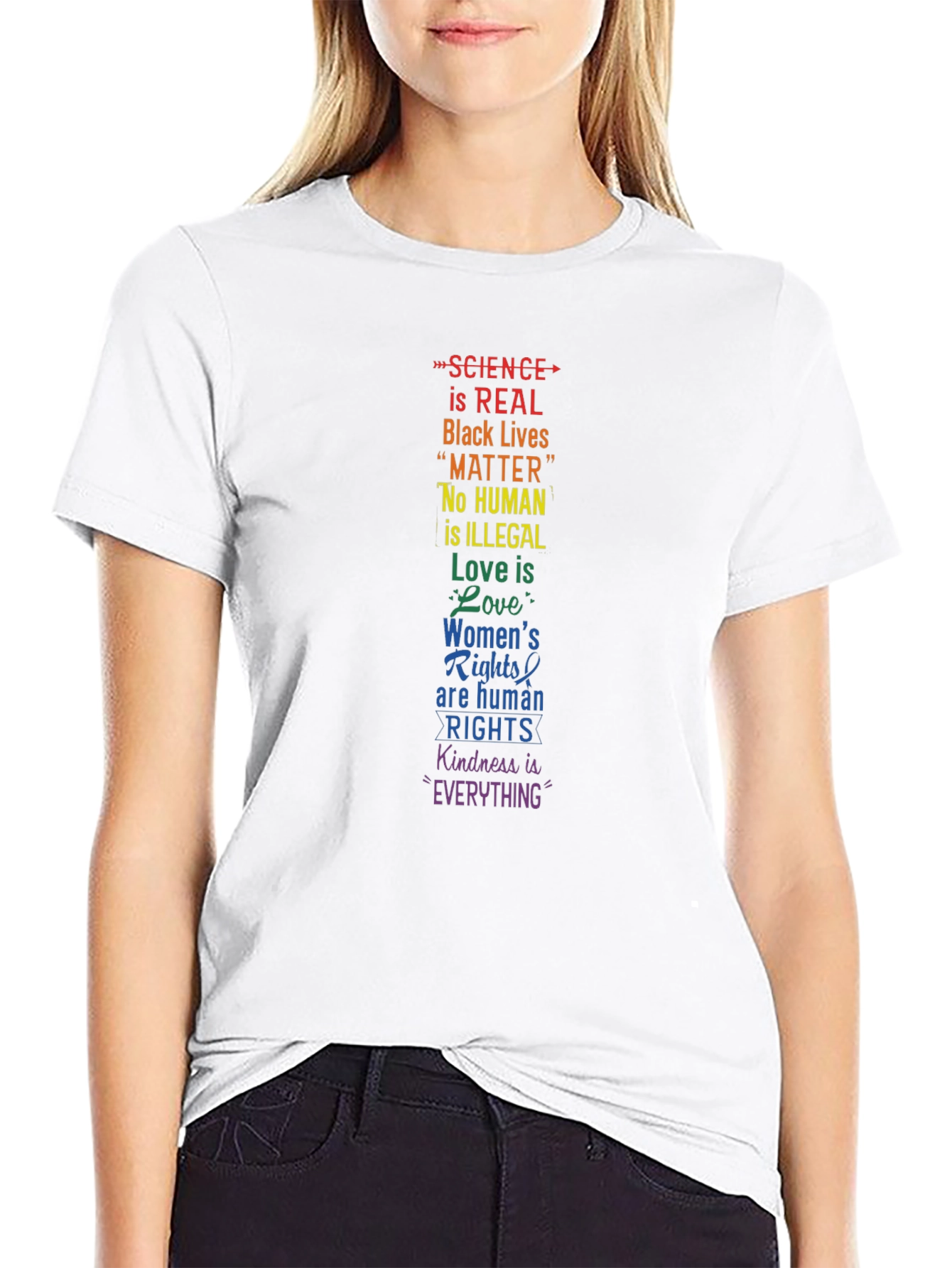 Science is Real Graphic Tee - Black