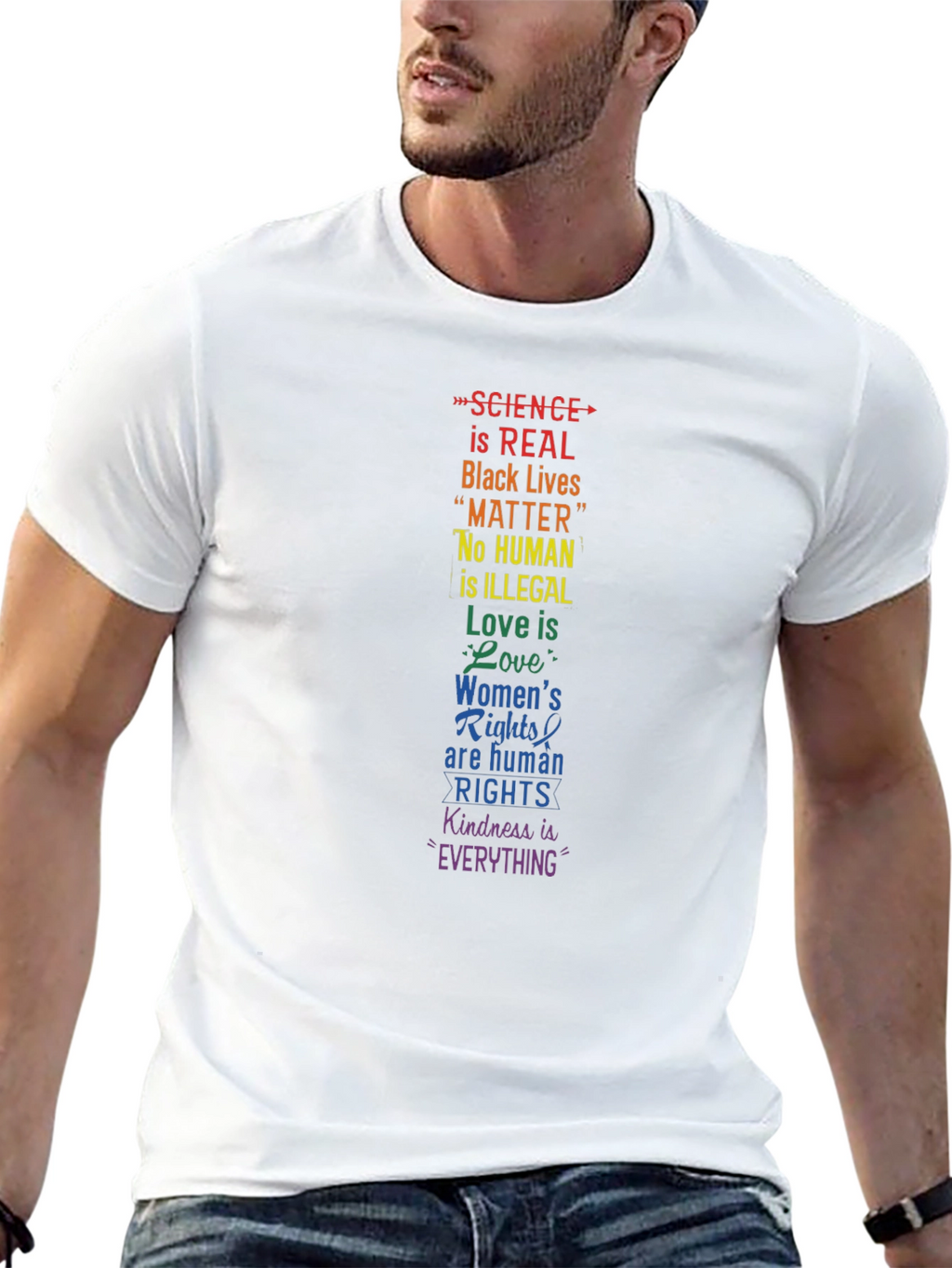 Science is Real Graphic Tee - Black