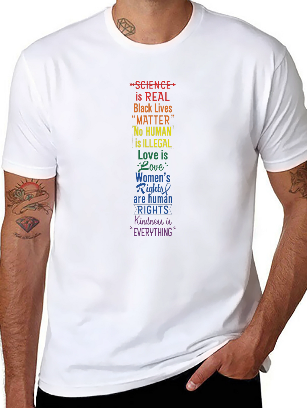Science is Real Graphic Tee - Black