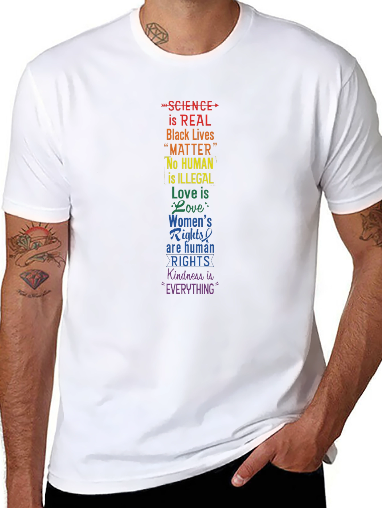 Science is Real Graphic Tee - Black
