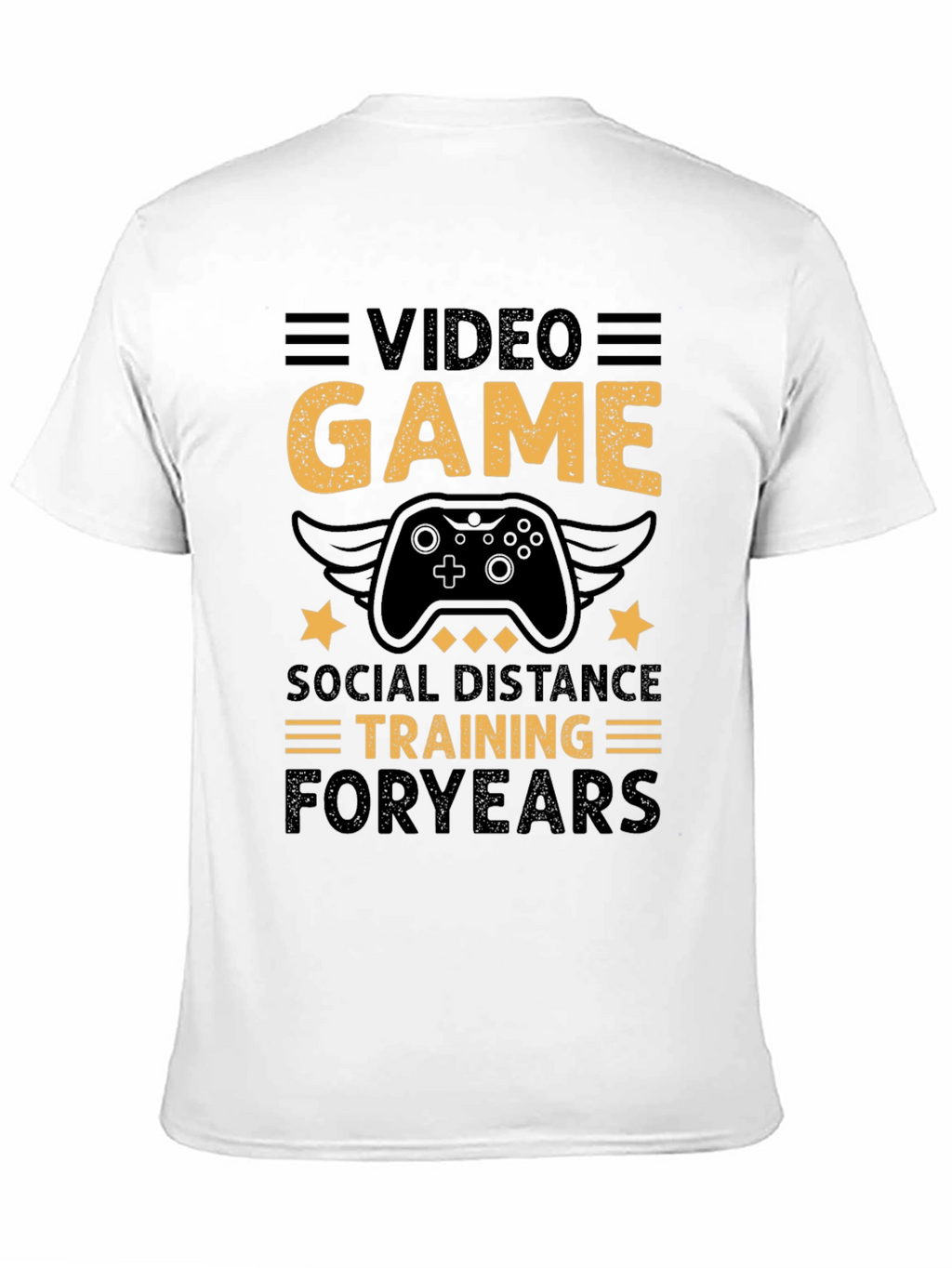 Video Game Social Distance Training T-Shirt