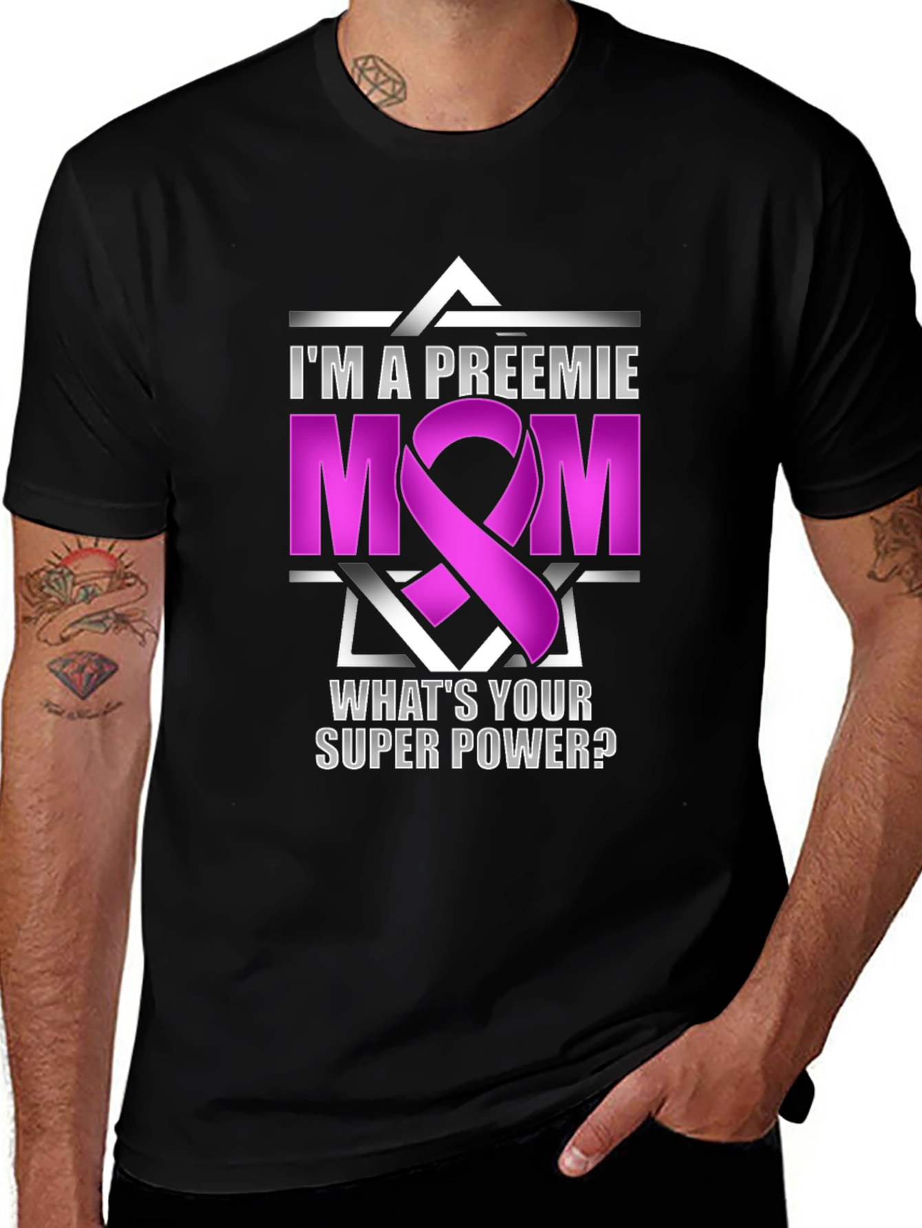 Preemie Mom Superpower T-Shirt