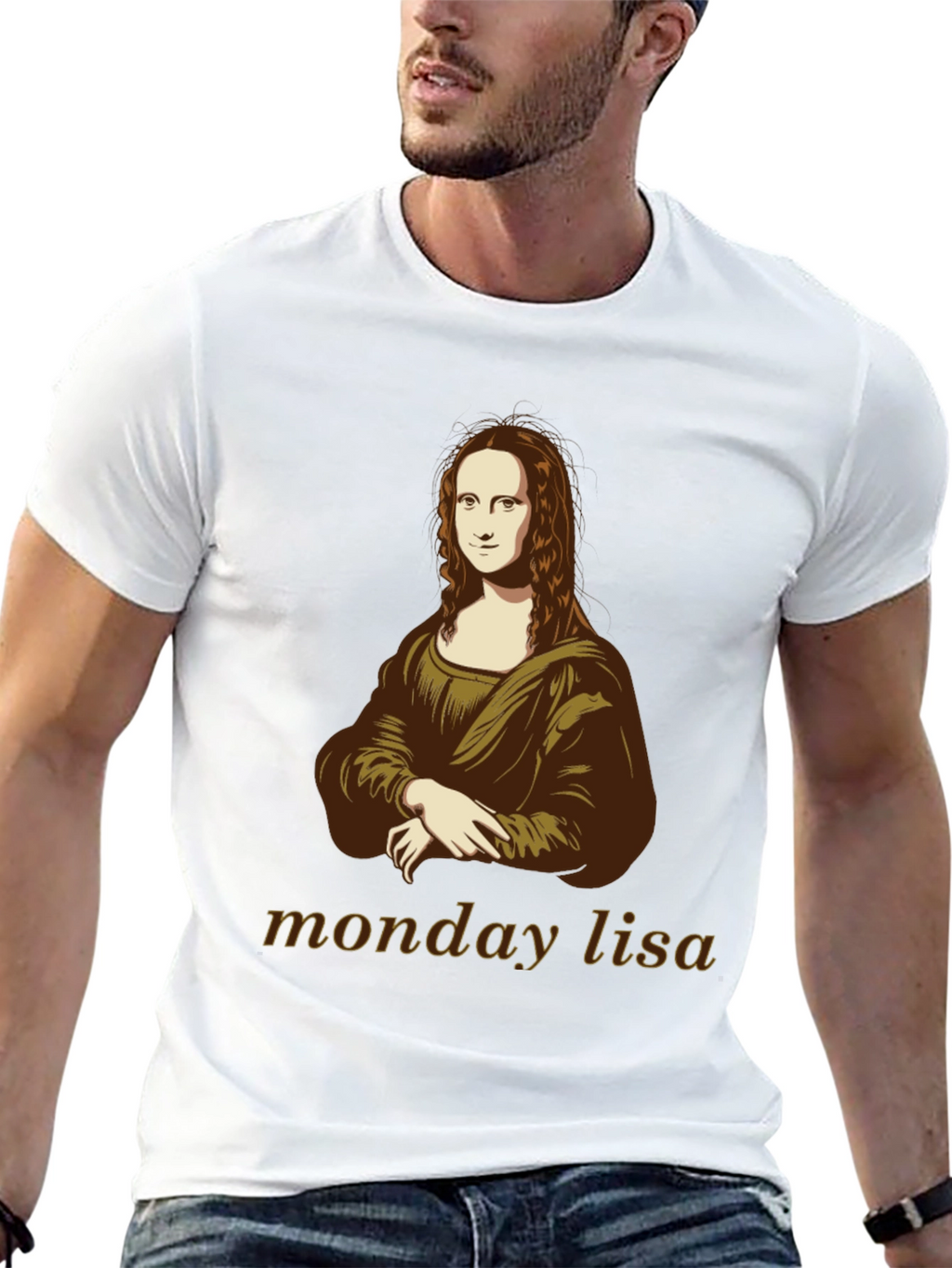 Monday Lisa T-Shirt - Iconic Art Tee