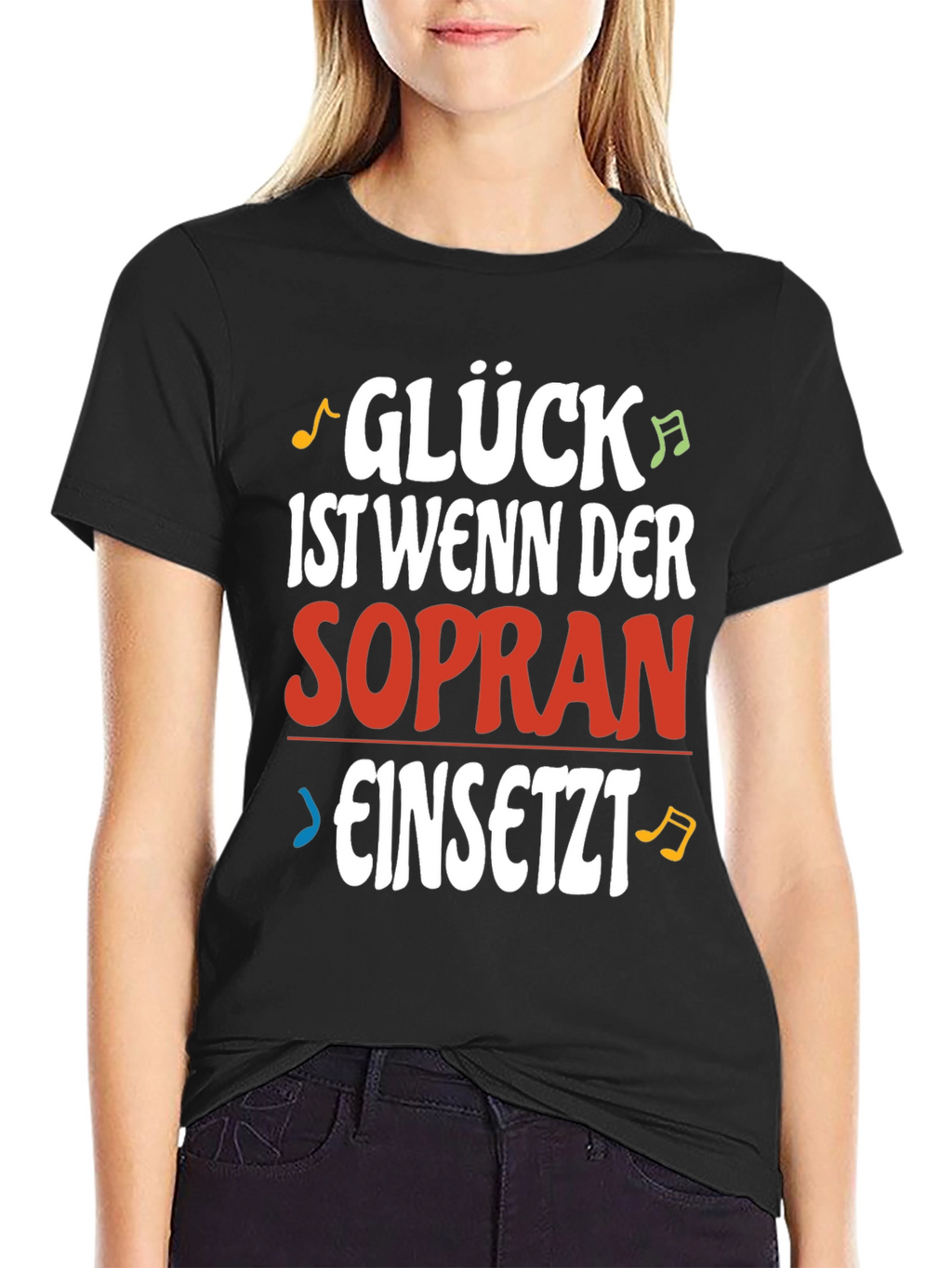 Gluck Sopran T-Shirt - Funny Music Lover Tee
