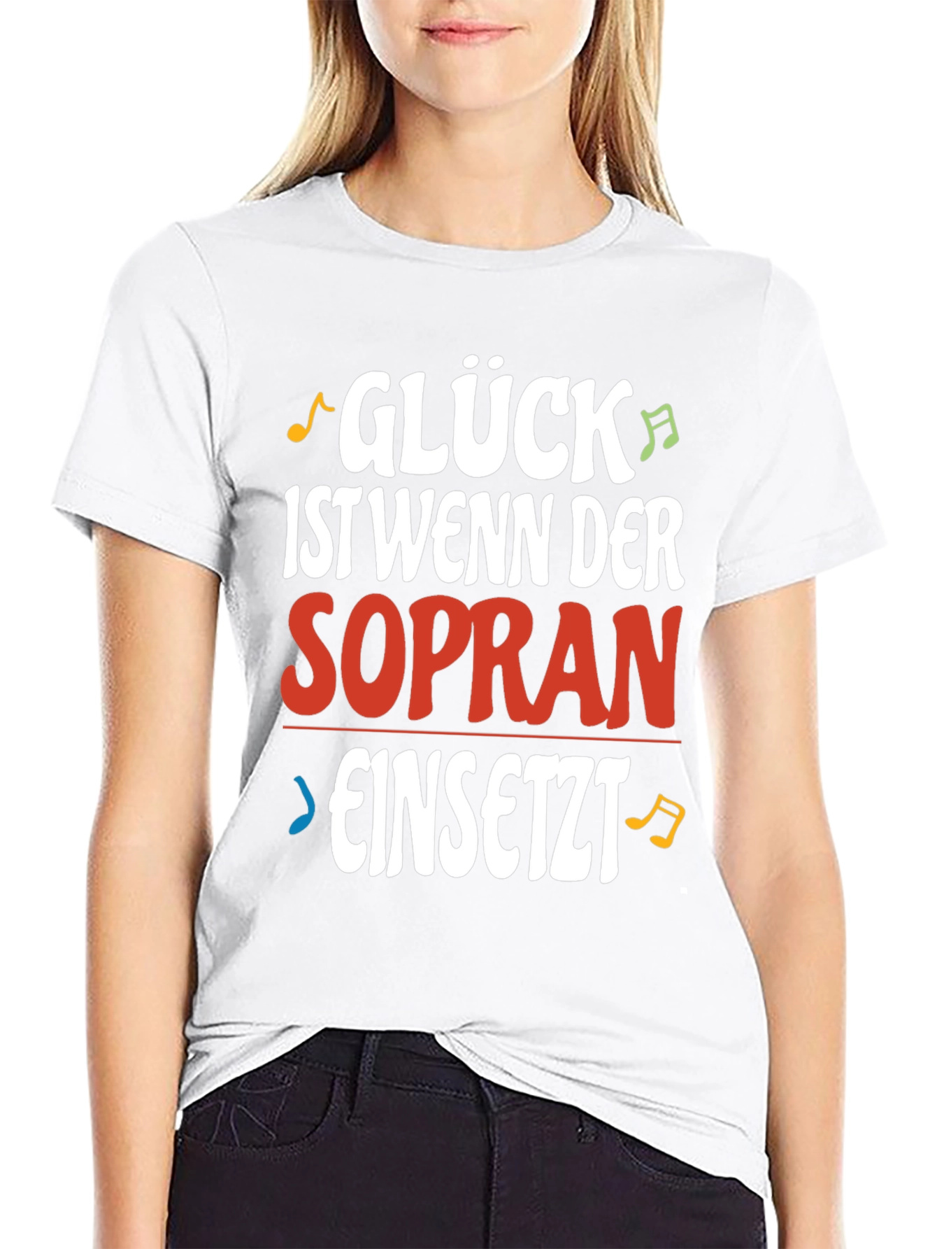 Gluck Sopran T-Shirt - Funny Music Lover Tee