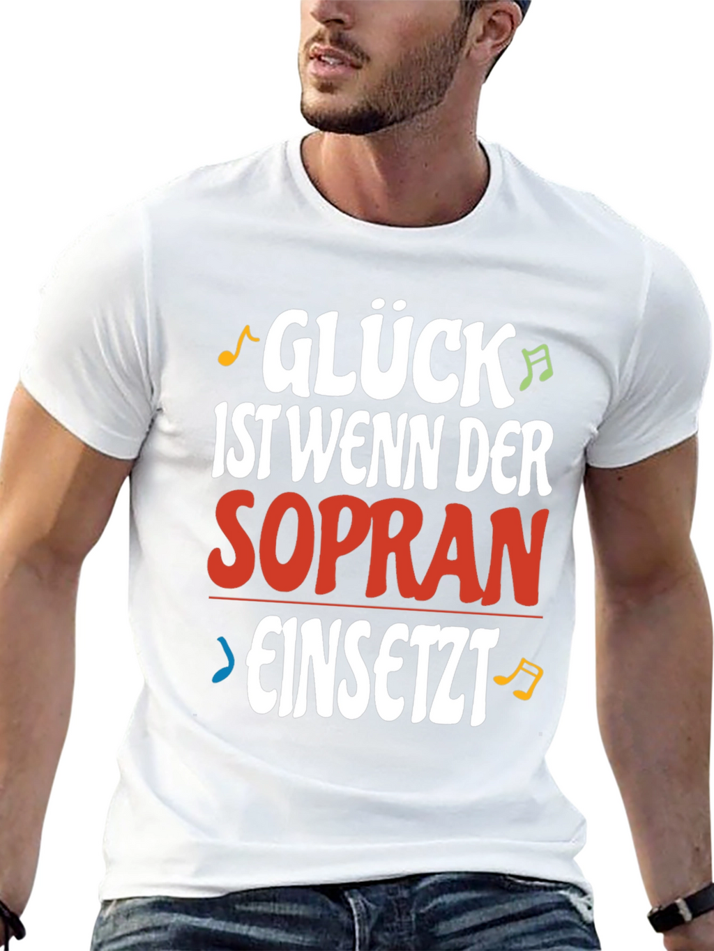 Gluck Sopran T-Shirt - Funny Music Lover Tee