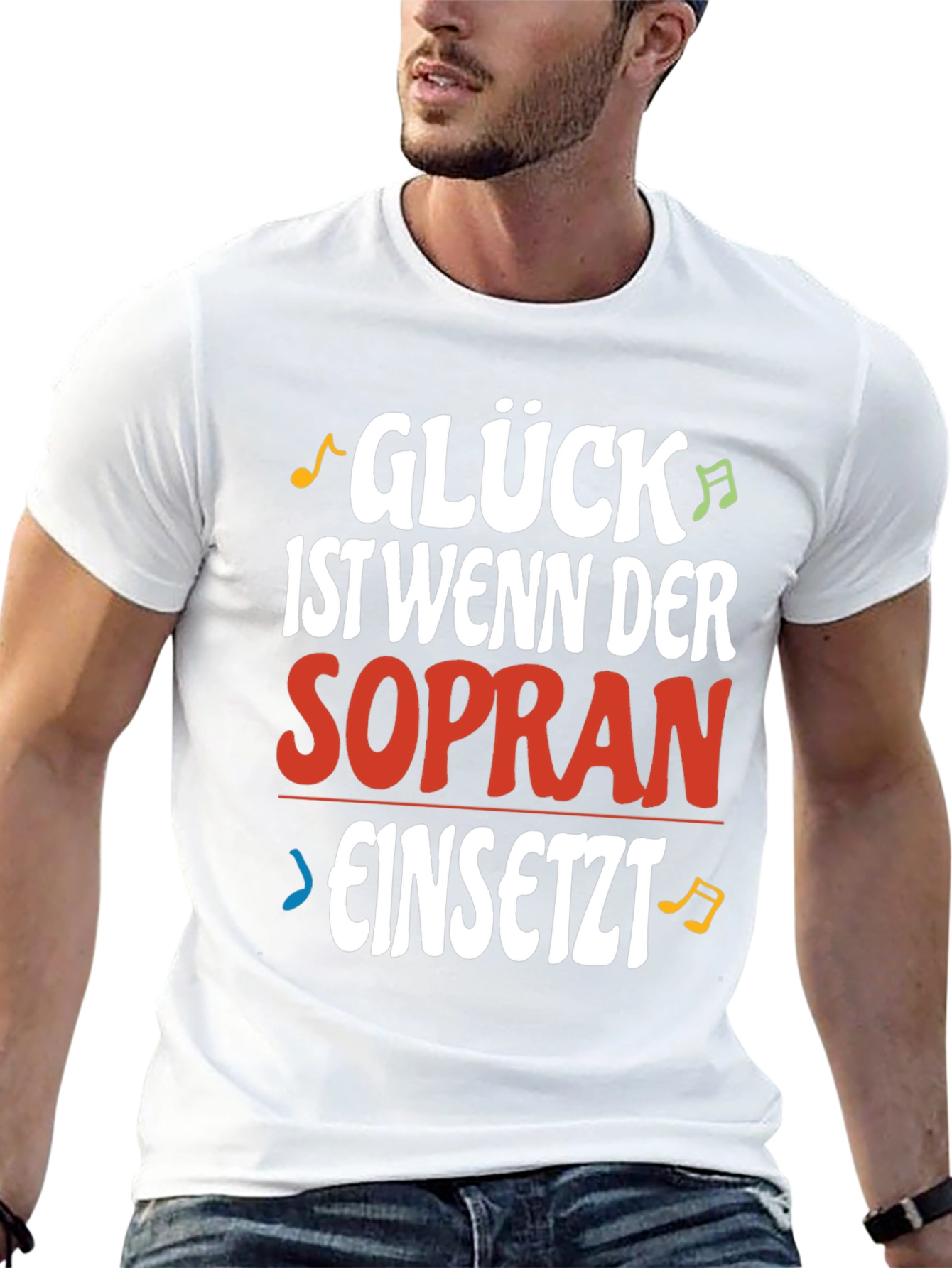 Gluck Sopran T-Shirt - Funny Music Lover Tee