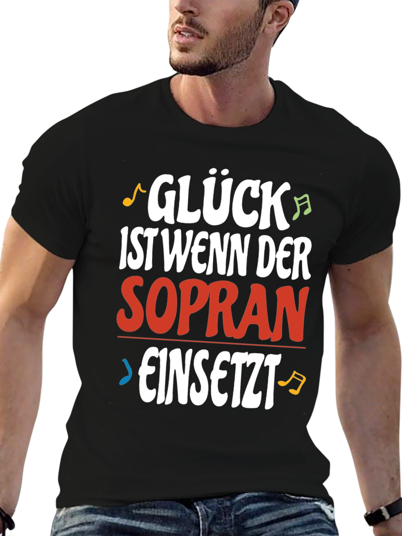 Gluck Sopran T-Shirt - Funny Music Lover Tee