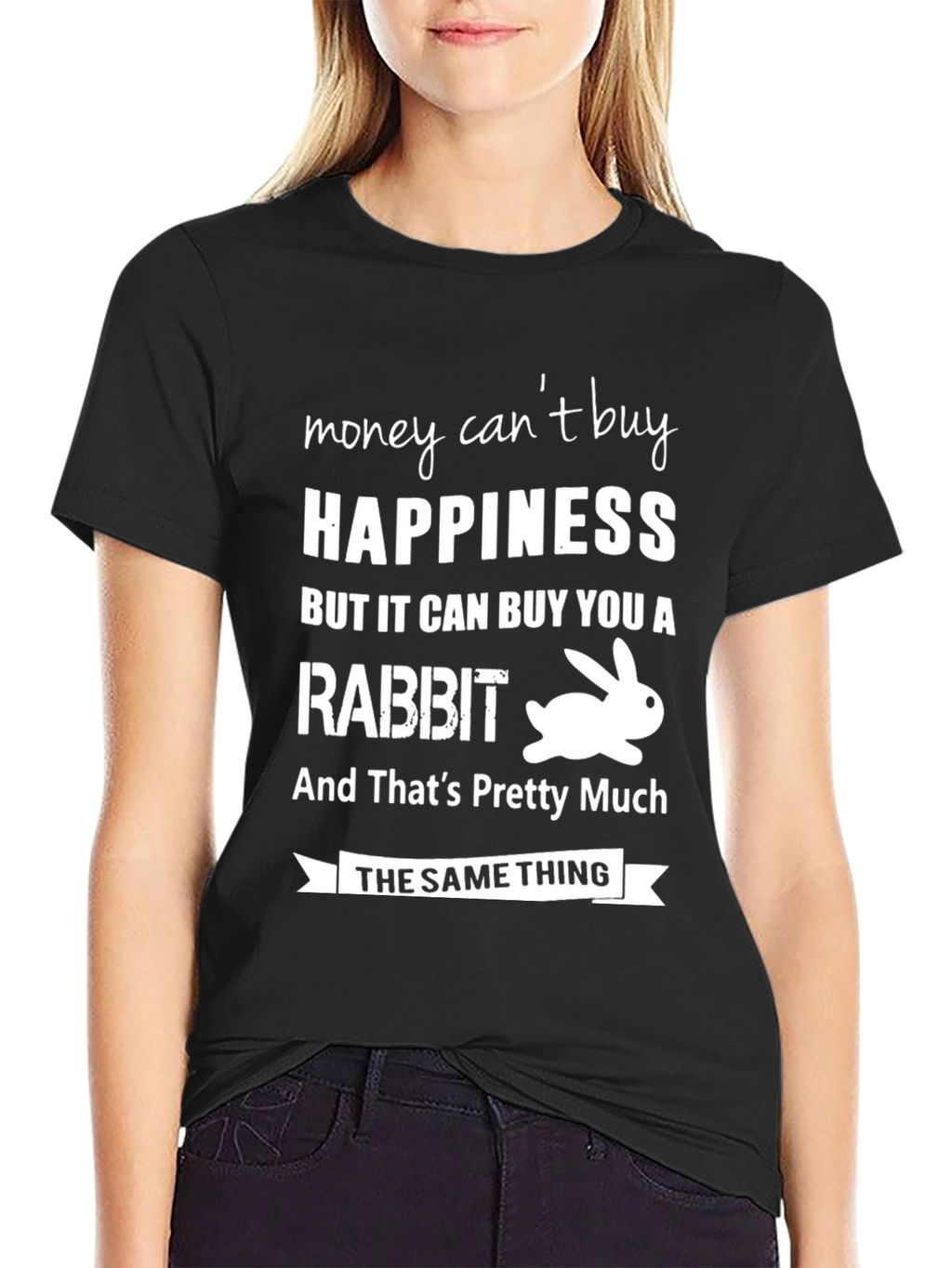 Funny Rabbit Happiness T-Shirt