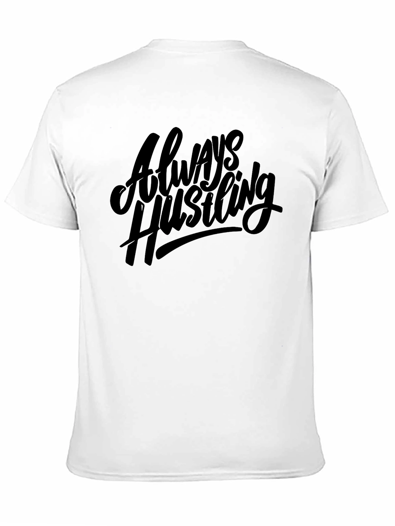 Always Hustling Black Graphic Tee