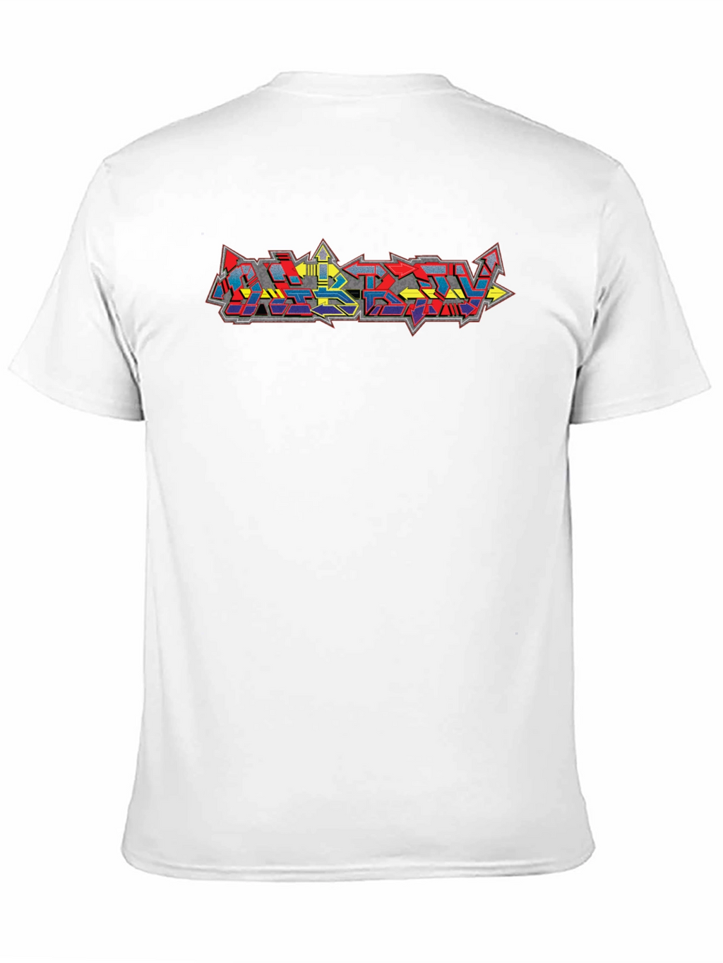 Graffiti Style Graphic Black T-Shirt