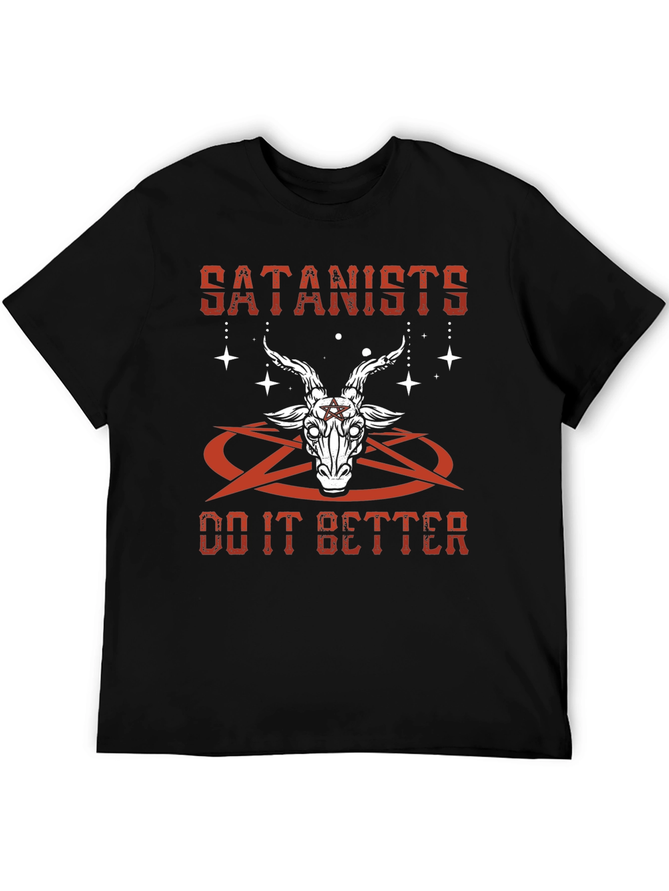 Satanists Do It Better Graphic T-Shirt