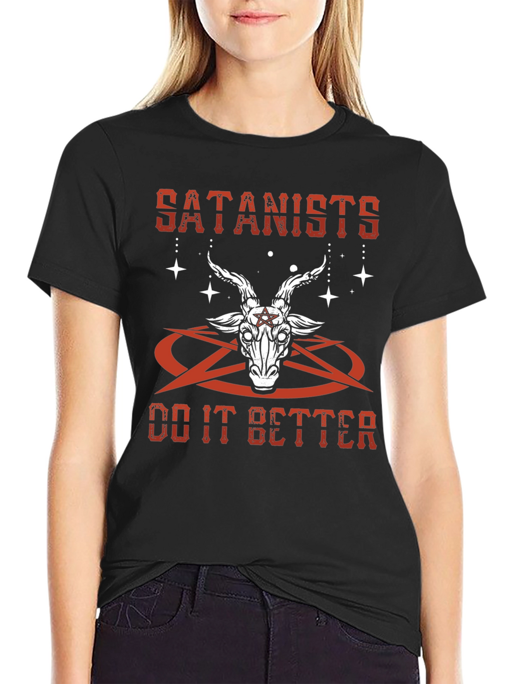 Satanists Do It Better Graphic T-Shirt