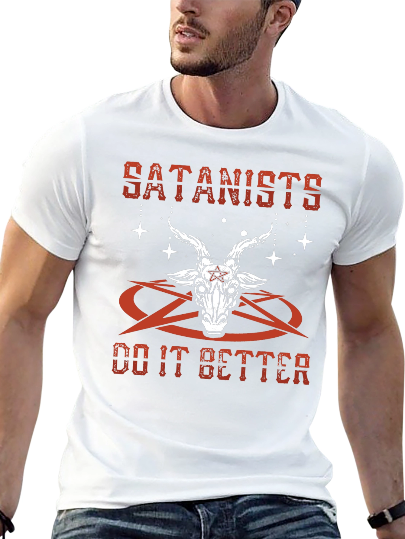 Satanists Do It Better Graphic T-Shirt
