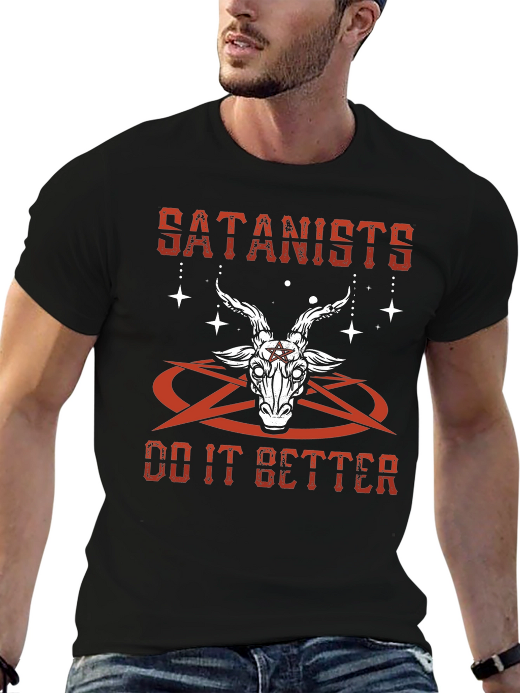 Satanists Do It Better Graphic T-Shirt