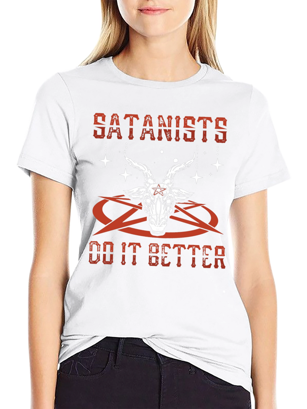 Satanists Do It Better Graphic T-Shirt