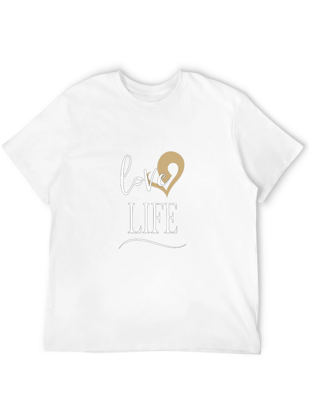 Love Life Graphic T-Shirt - Stylish Mens Tee