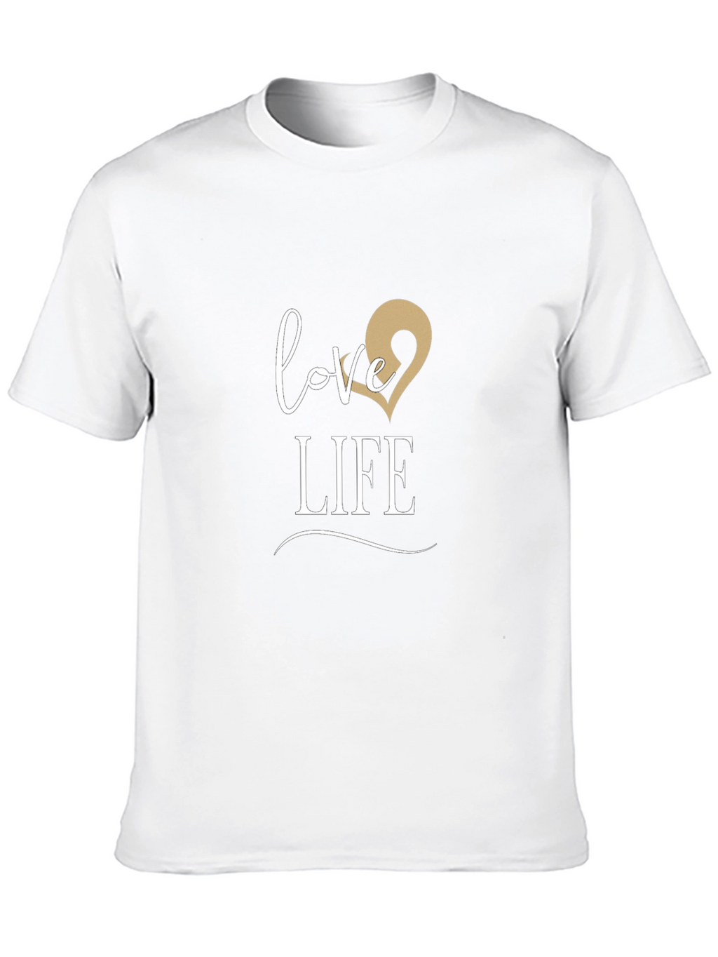 Love Life Graphic T-Shirt - Stylish Mens Tee