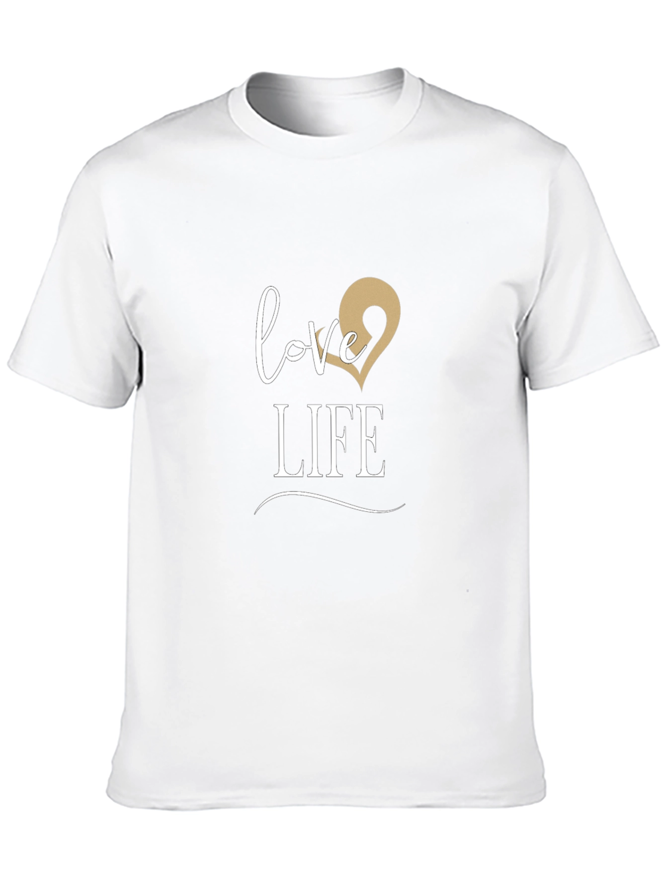 Love Life Graphic T-Shirt - Stylish Mens Tee