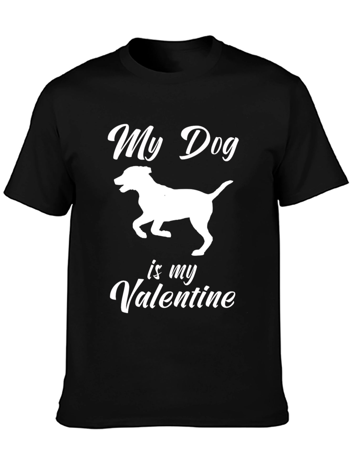 My Dog Is My Valentine Graphic Tee