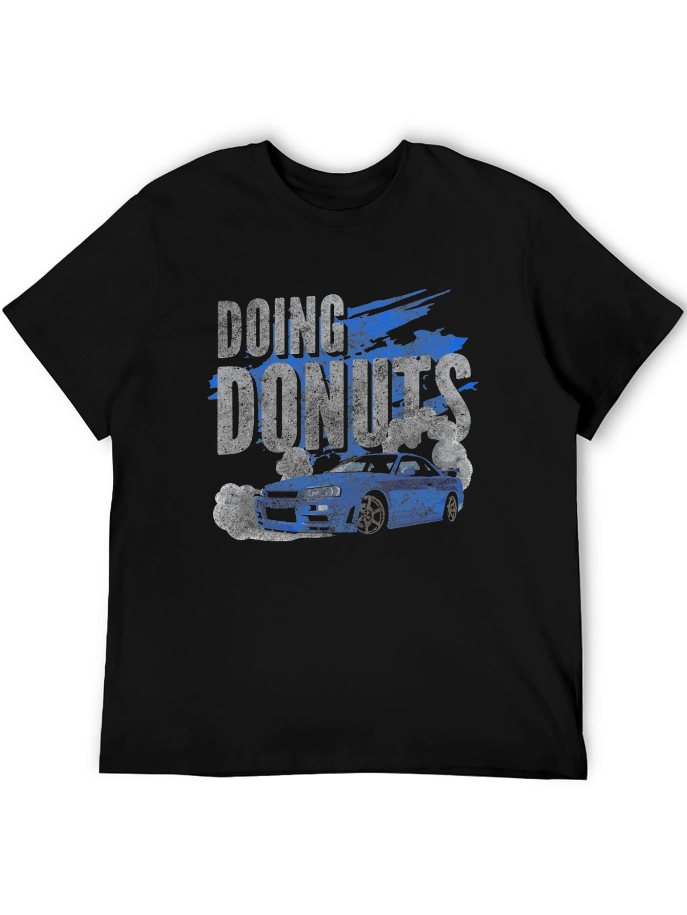 Doing Donuts Graphic T-Shirt - Black