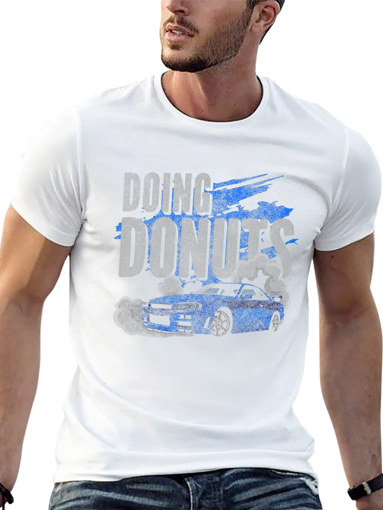 Doing Donuts Graphic T-Shirt - Black