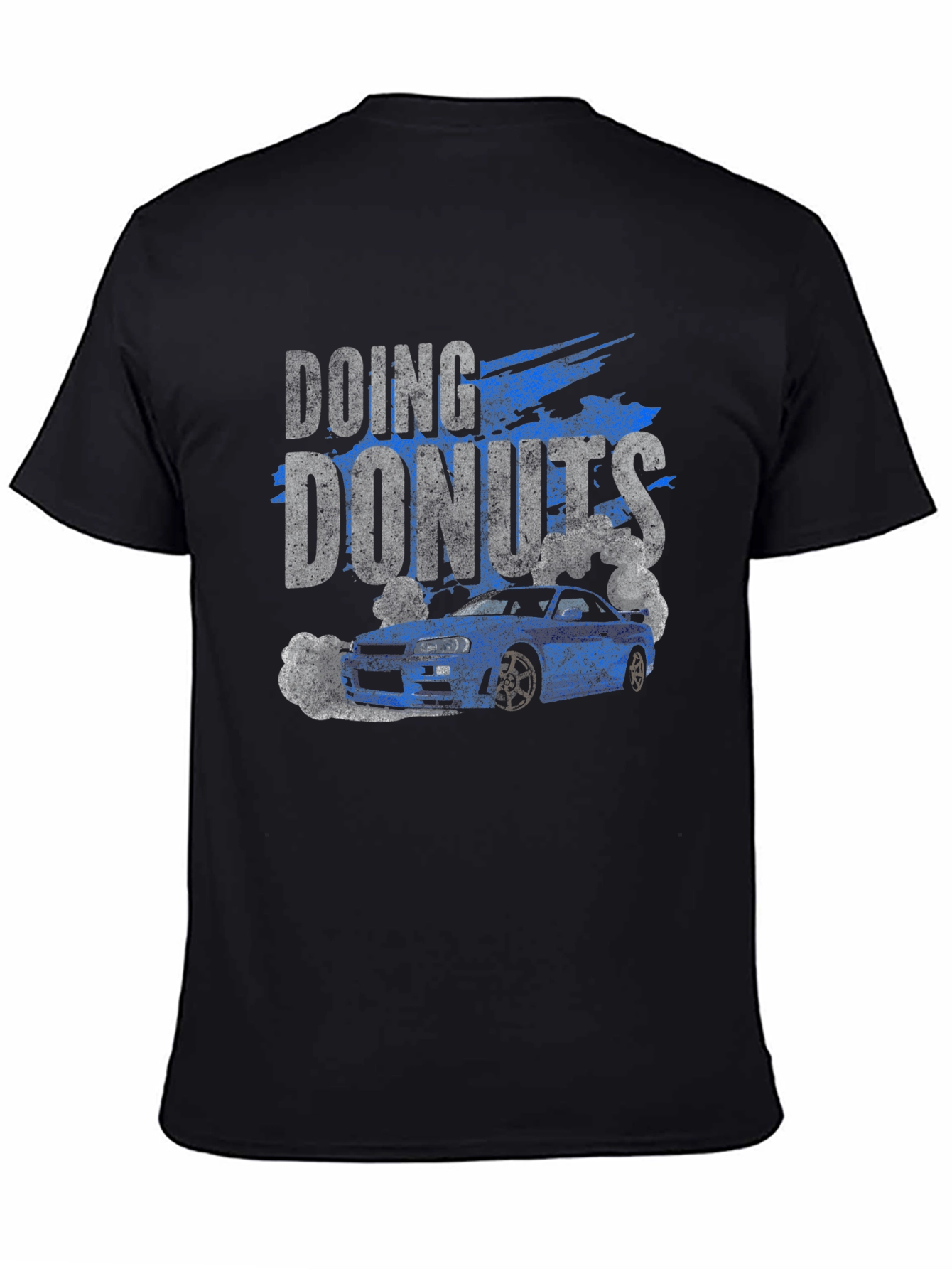 Doing Donuts Graphic T-Shirt - Black