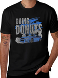 Doing Donuts Graphic T-Shirt - Black