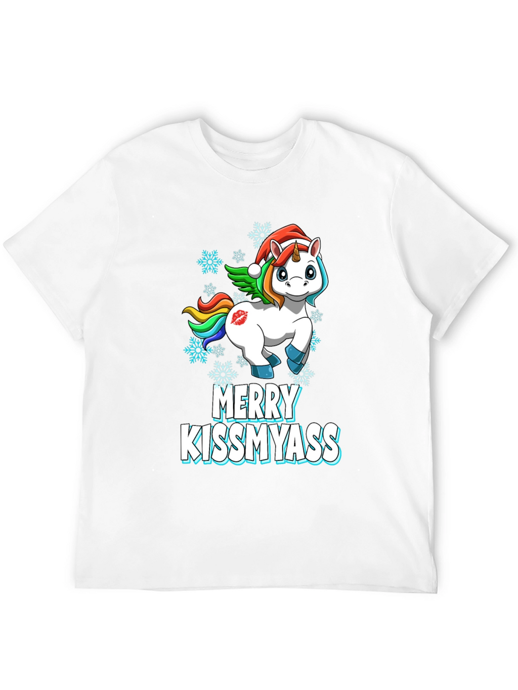 Merry Kissmyass Unicorn T-Shirt