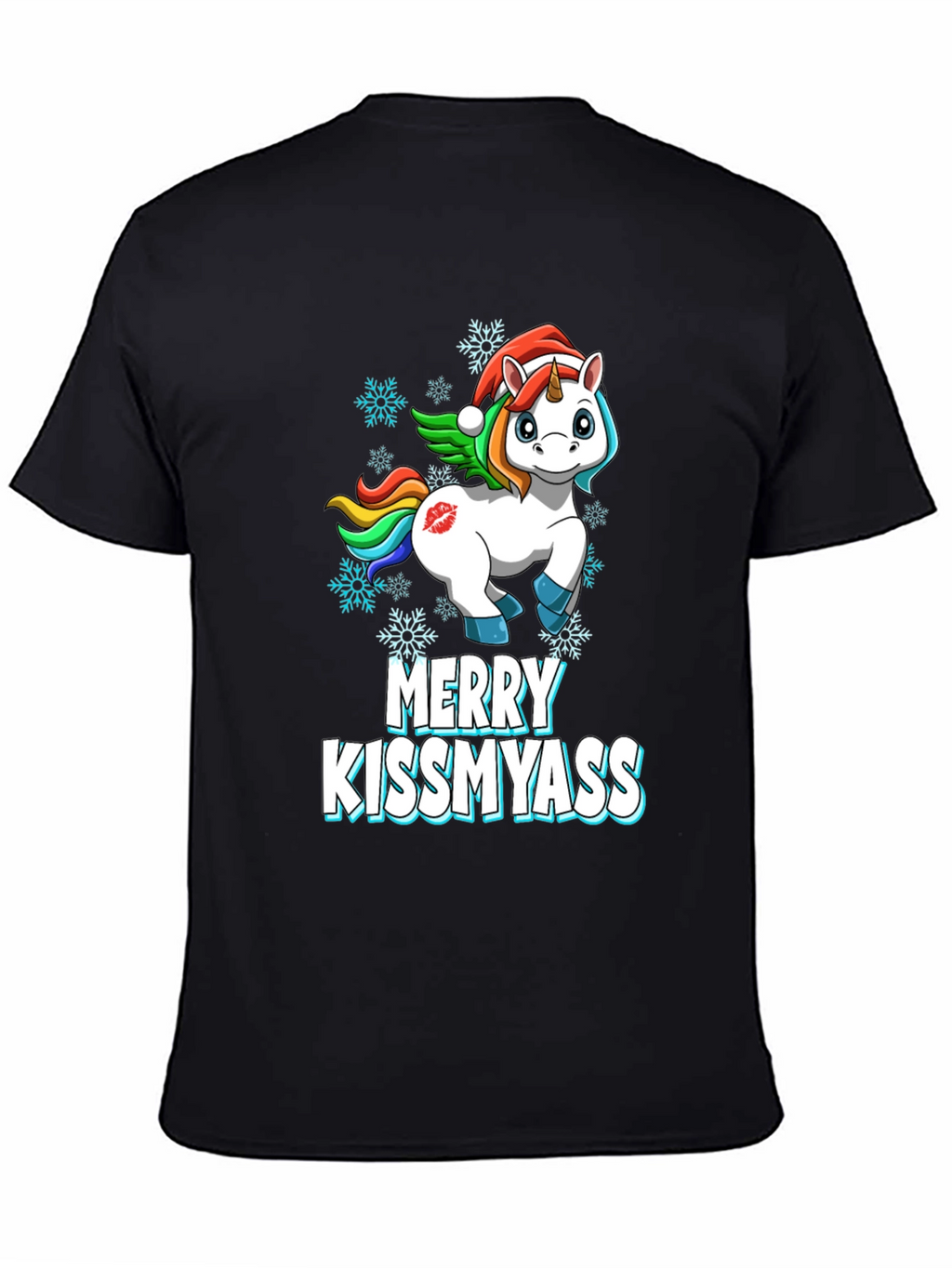Merry Kissmyass Unicorn T-Shirt