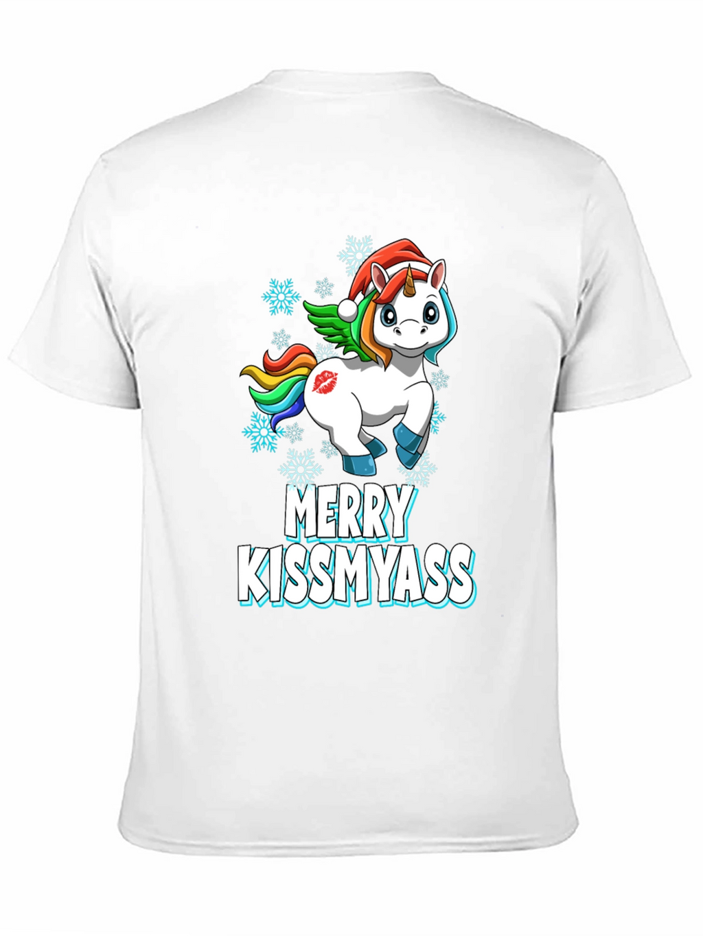 Merry Kissmyass Unicorn T-Shirt