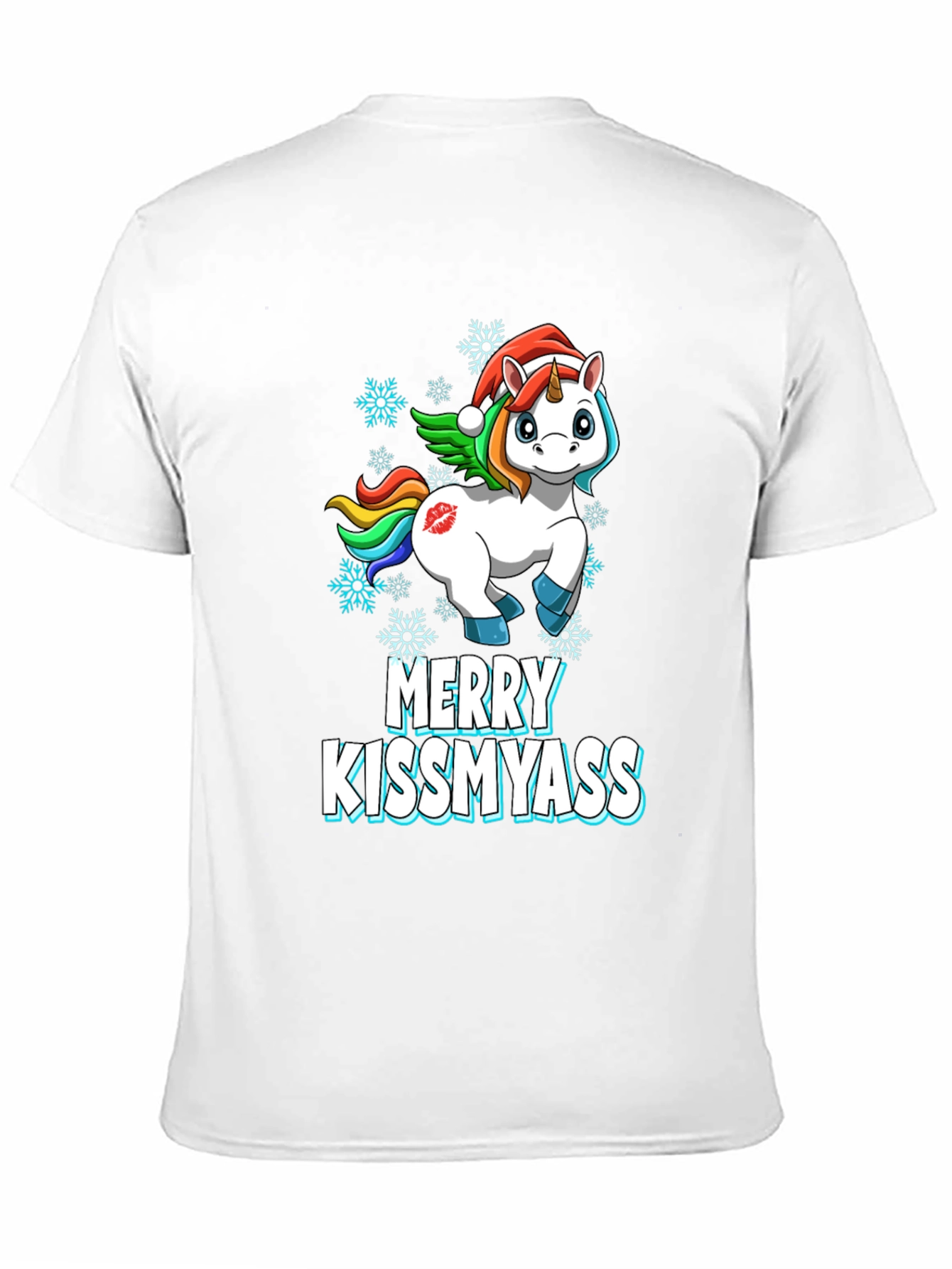 Merry Kissmyass Unicorn T-Shirt