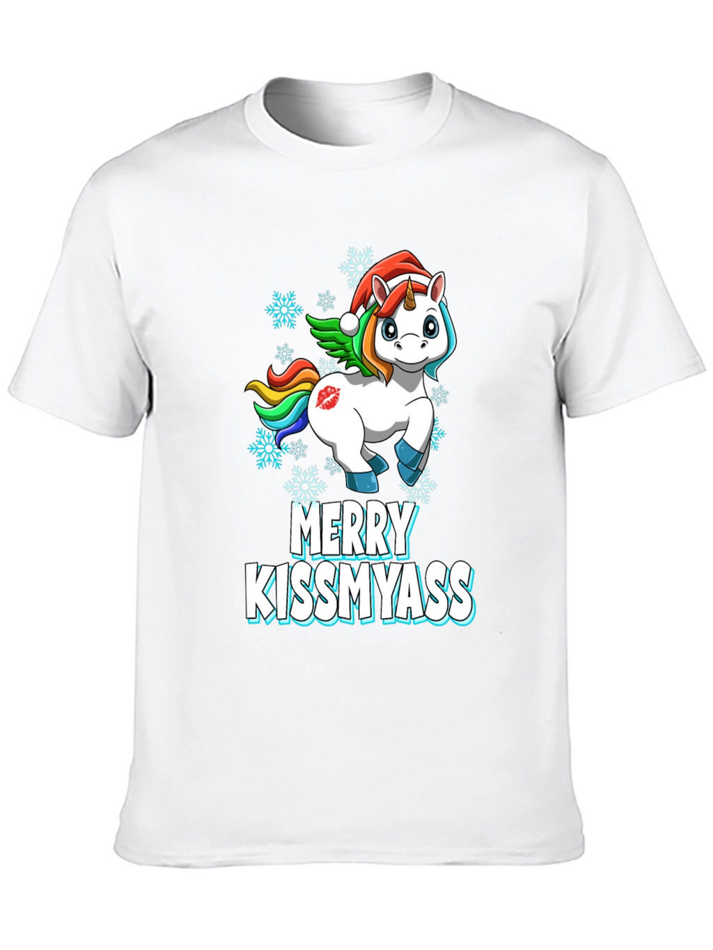 Merry Kissmyass Unicorn T-Shirt