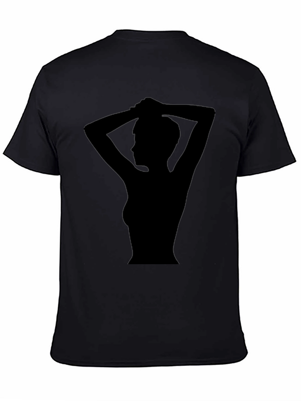 Silhouette Graphic Tee - Stylish Black T-Shirt